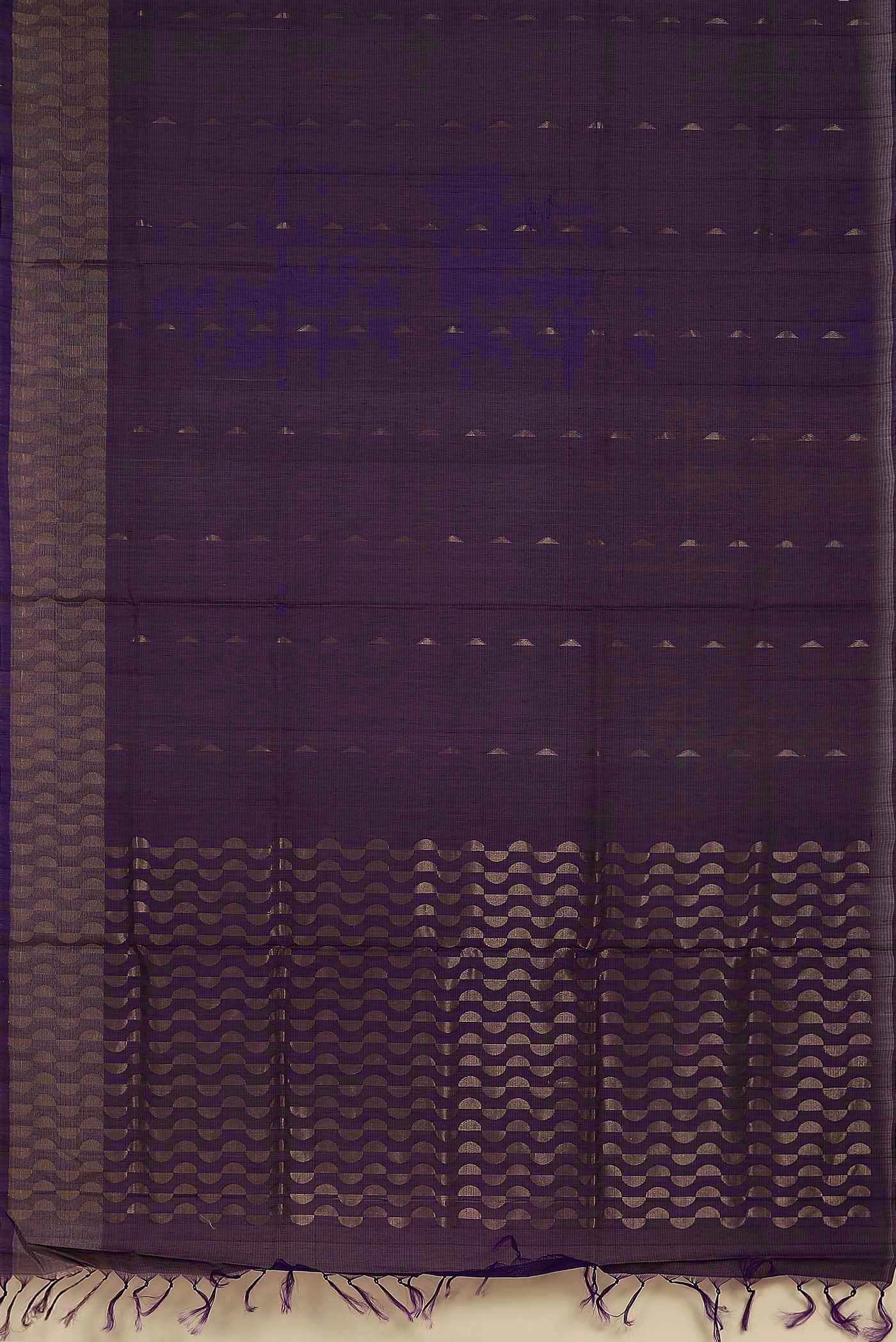 Violet Silk Cotton Saree