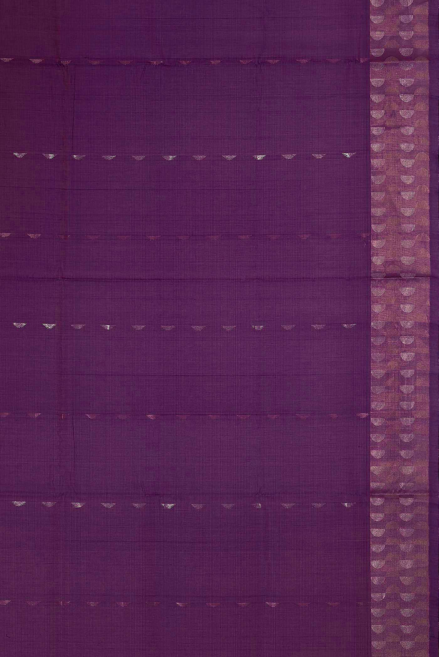 Purple Silk Cotton Saree