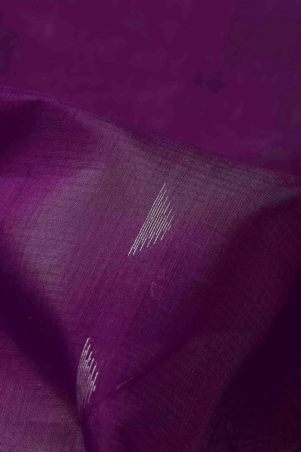 Purple Silk Cotton Saree