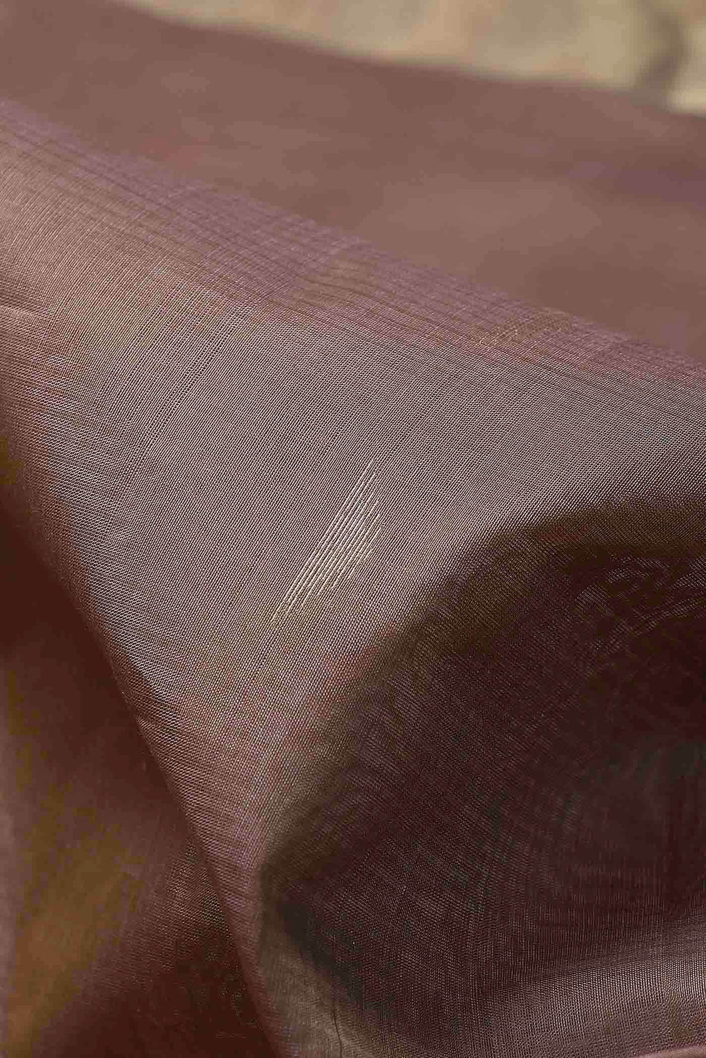 Brown Silk Cotton Saree