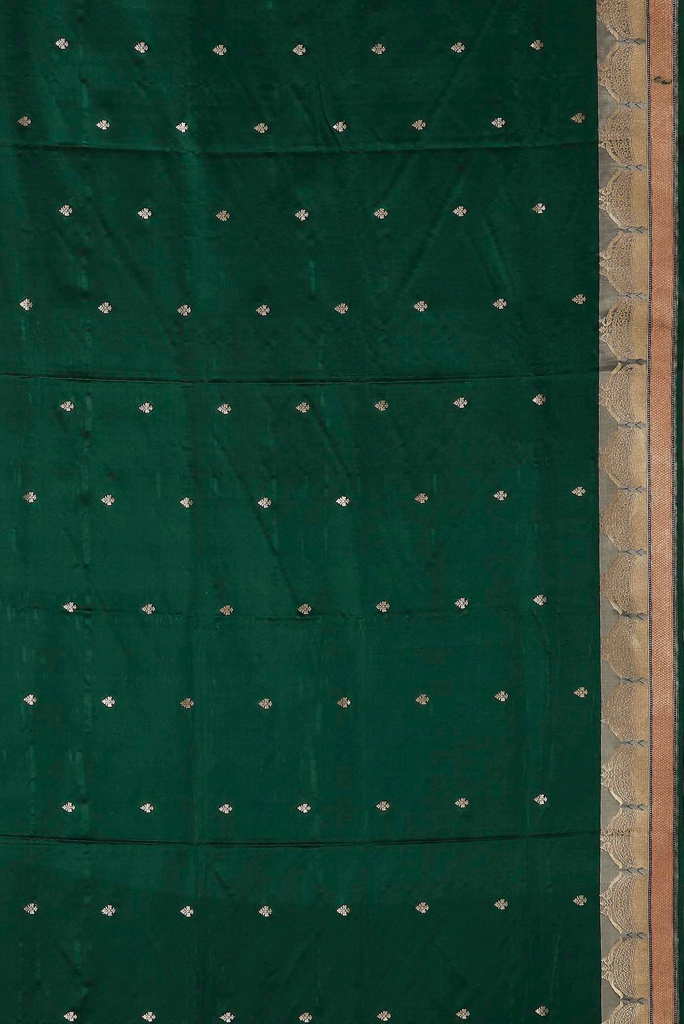Green Banarasi Silk Saree