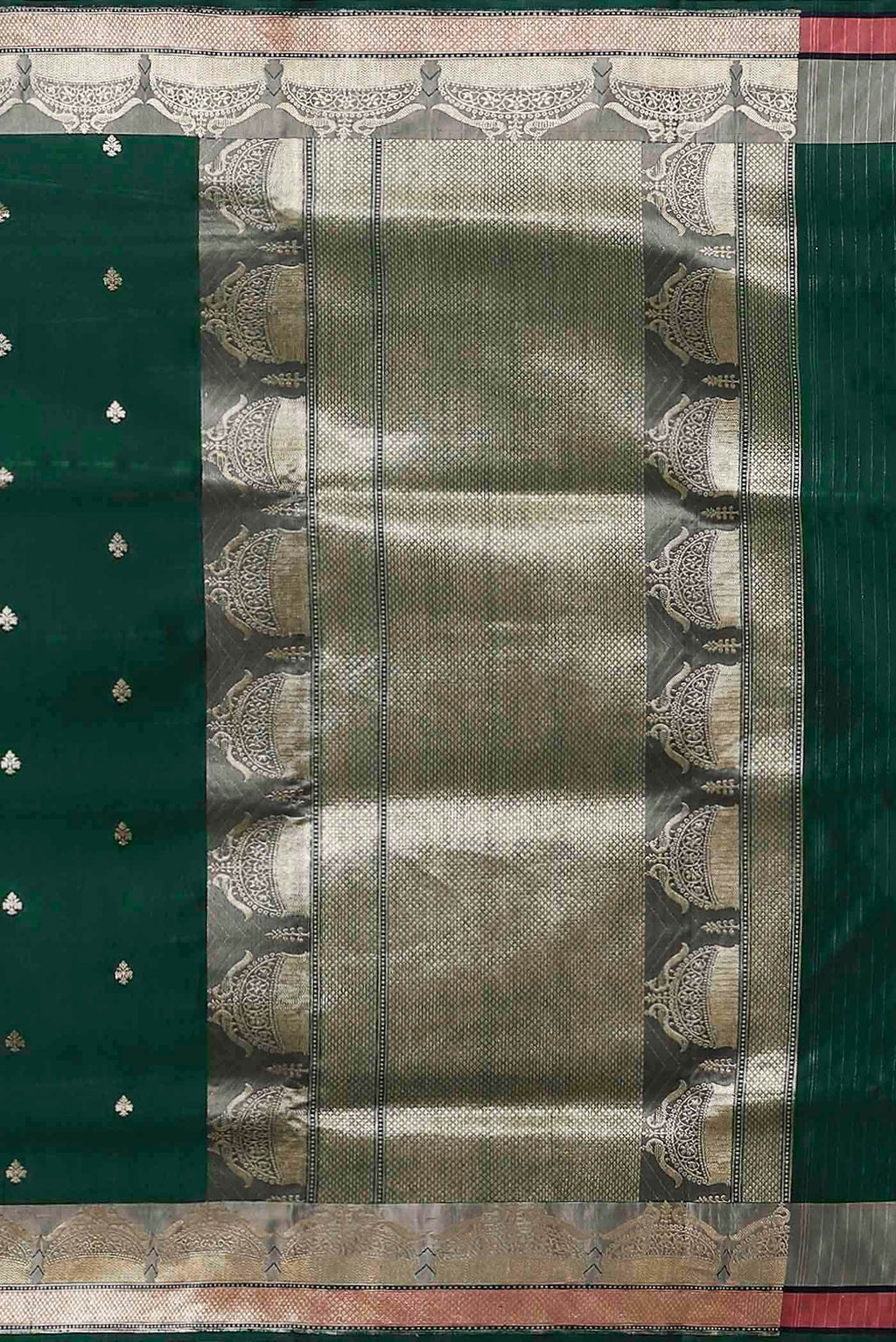 Green Banarasi Silk Saree