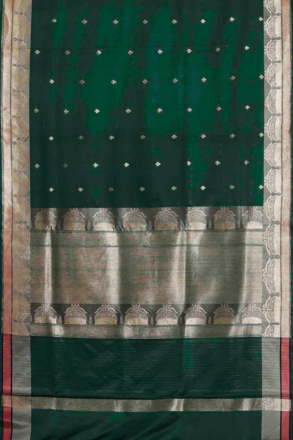 Green Banarasi Silk Saree