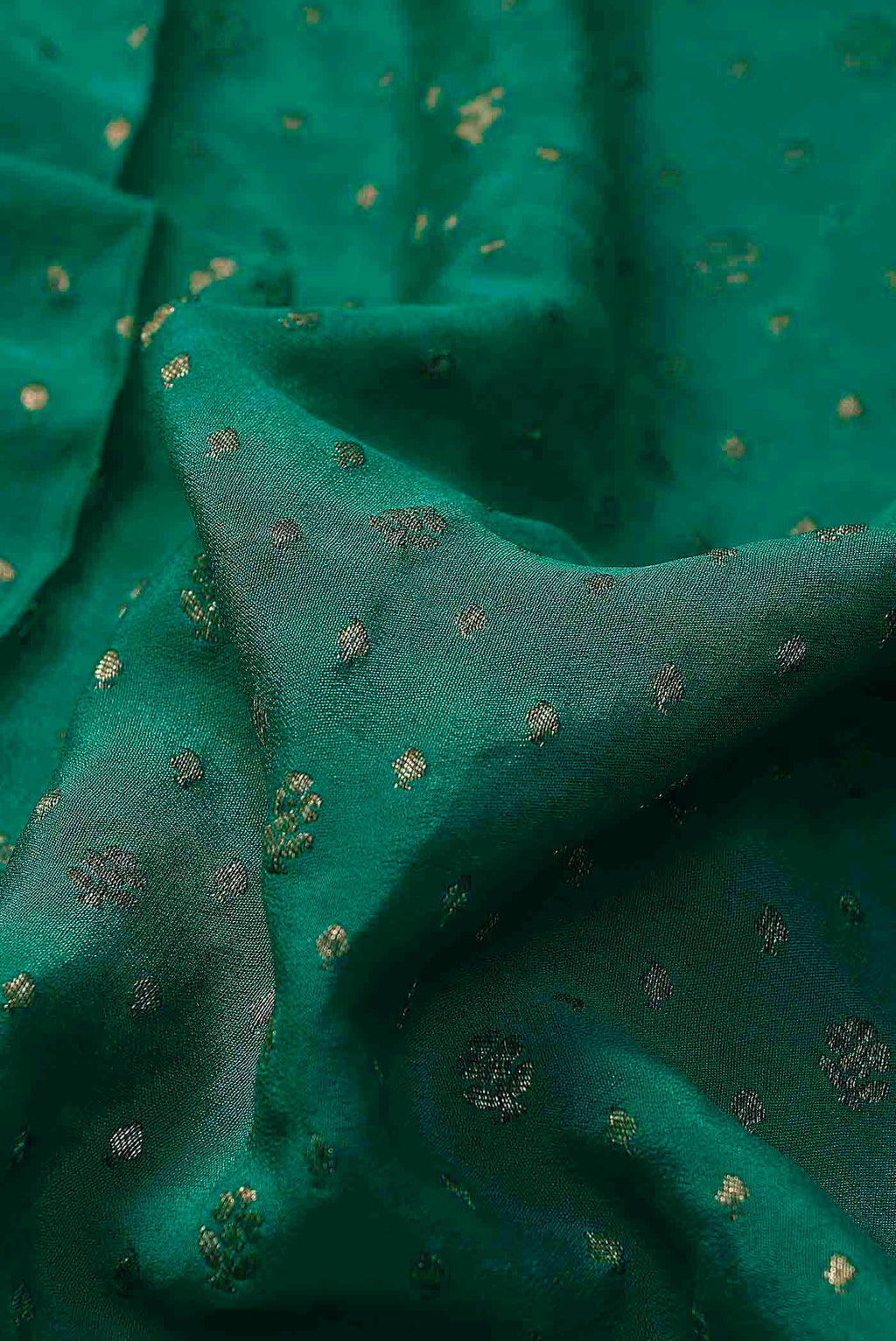 Green Banarasi Georgette Saree