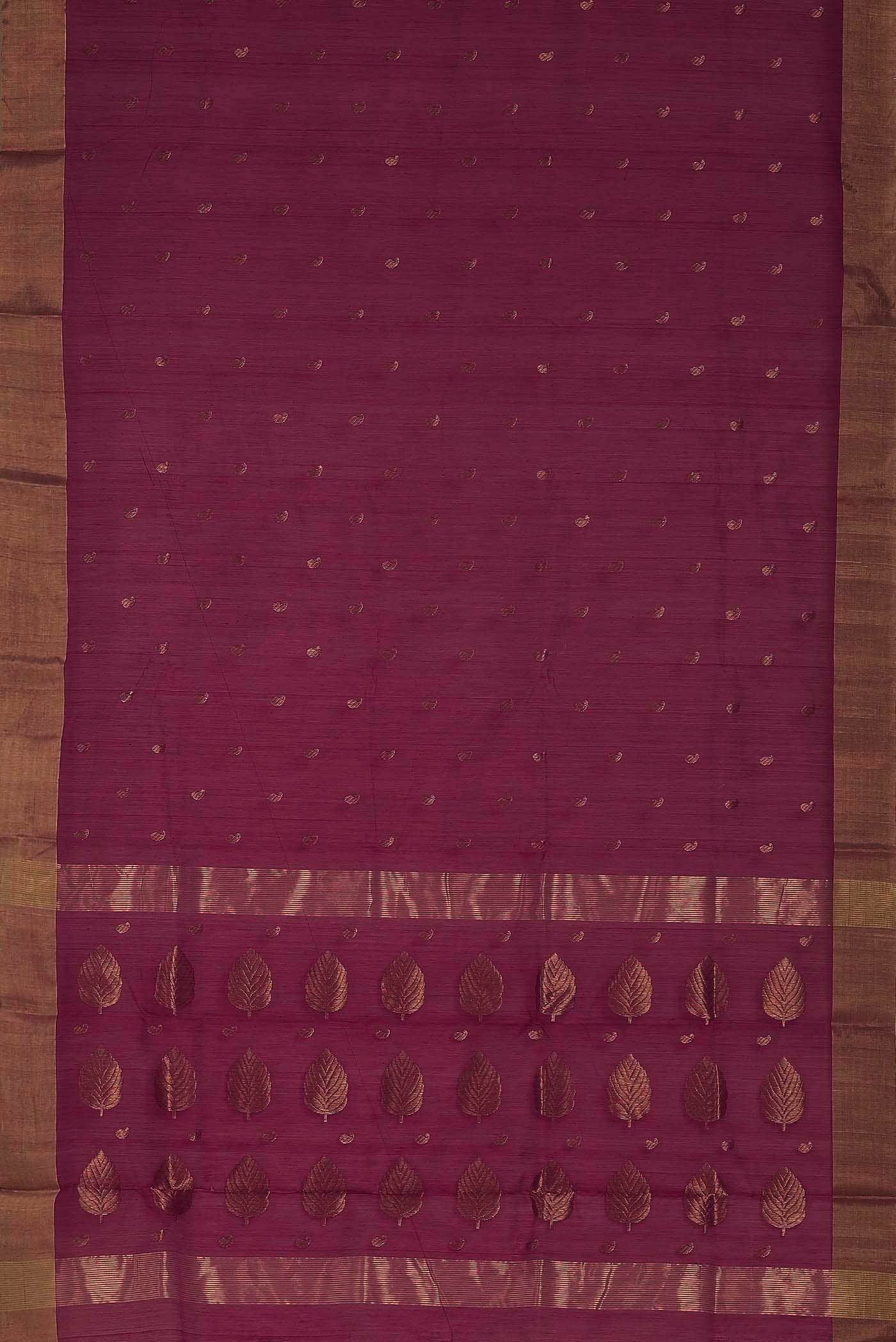 Pink Chanderi Silk Cotton Saree