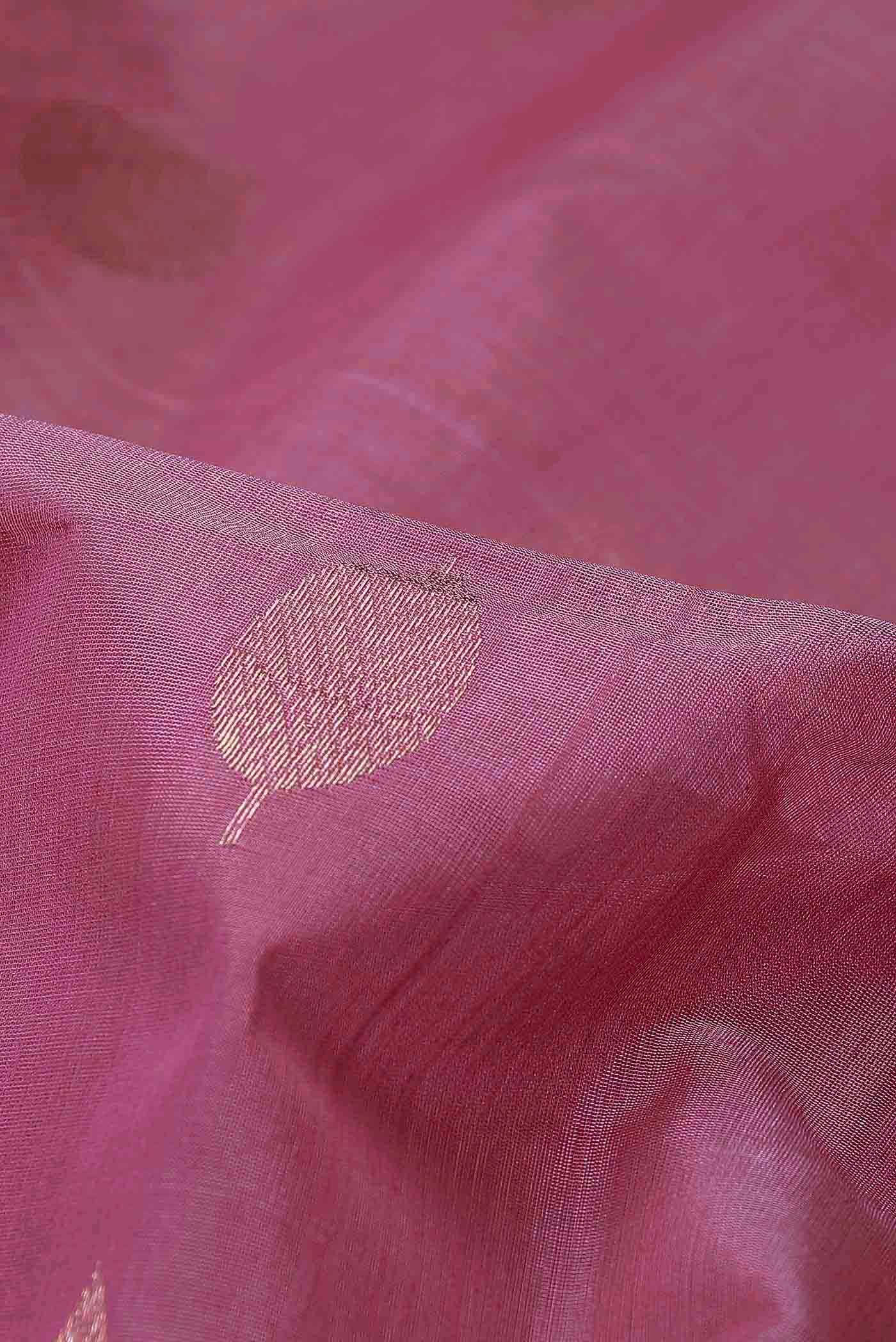Pink Chanderi Silk Cotton Saree