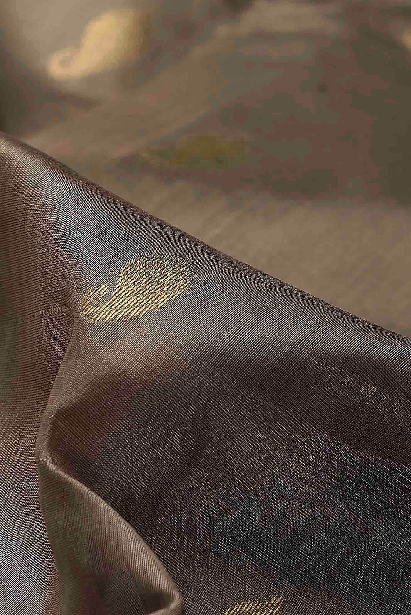 Mauve Chanderi Silk Cotton Saree
