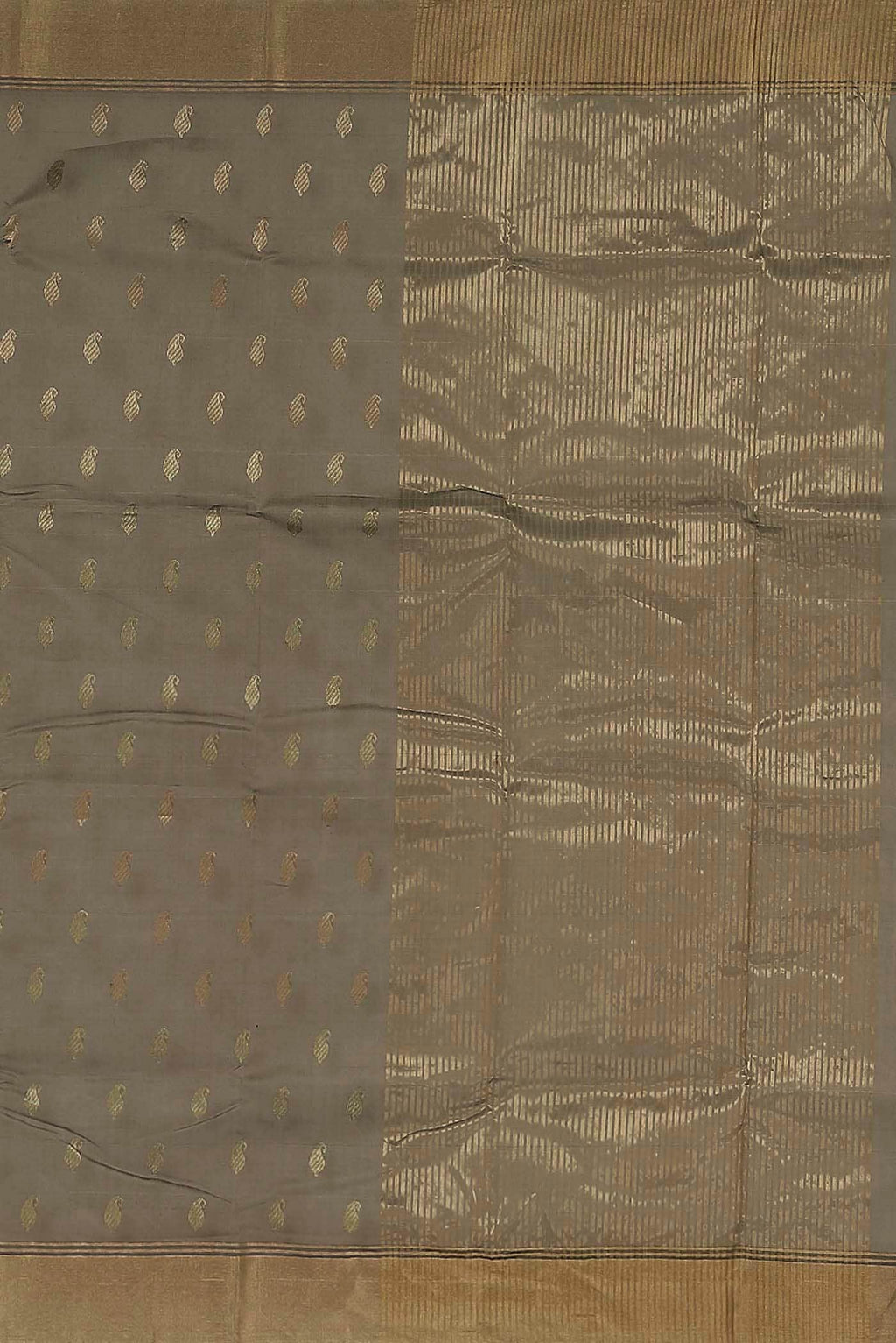 Mauve Chanderi Silk Cotton Saree