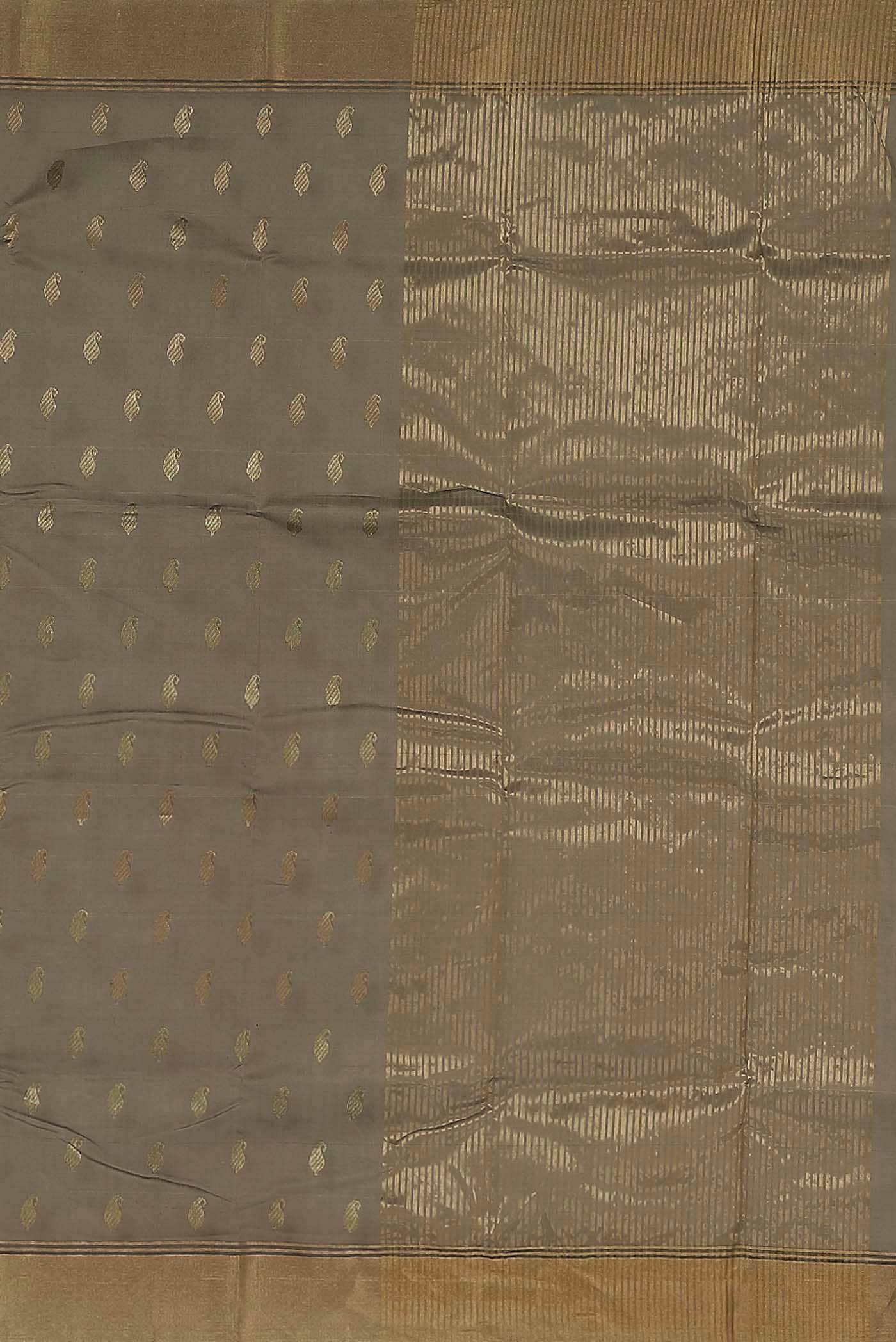 Mauve Chanderi Silk Cotton Saree