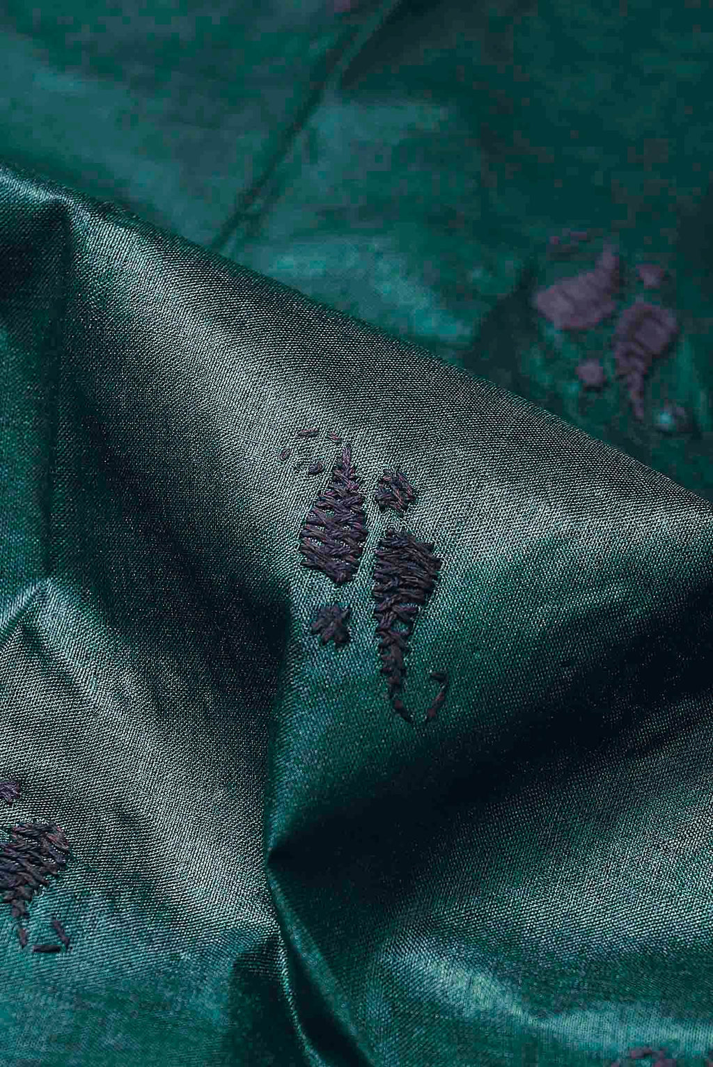Blue Tussar Silk Saree