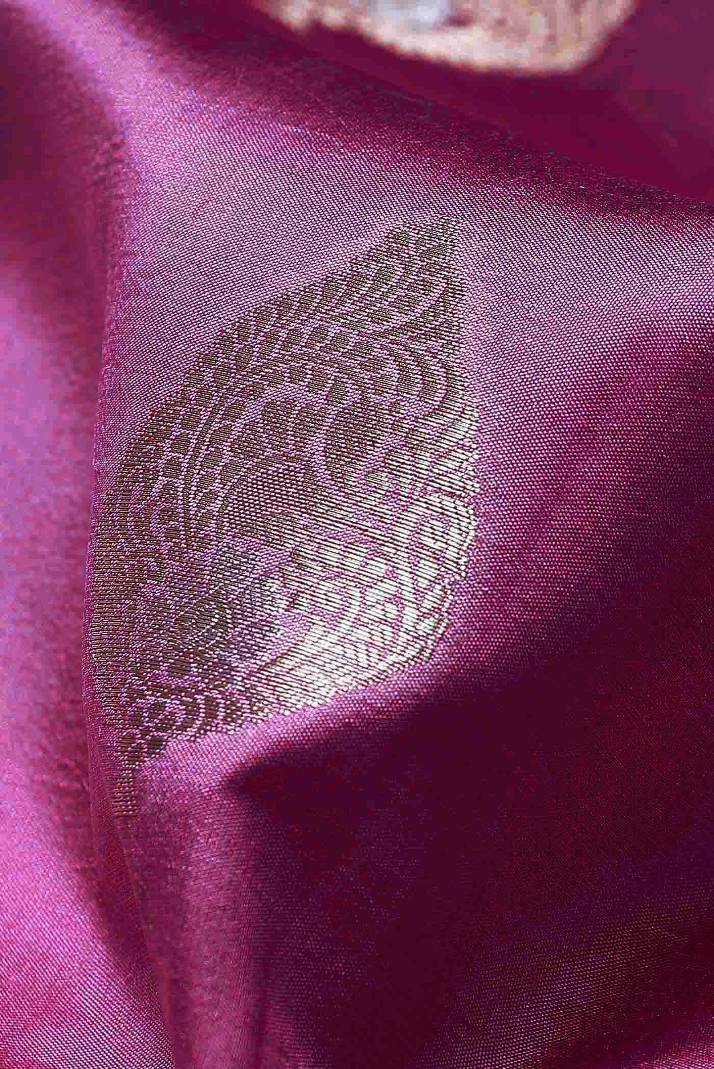 Pink Banarasi Raw Silk Saree