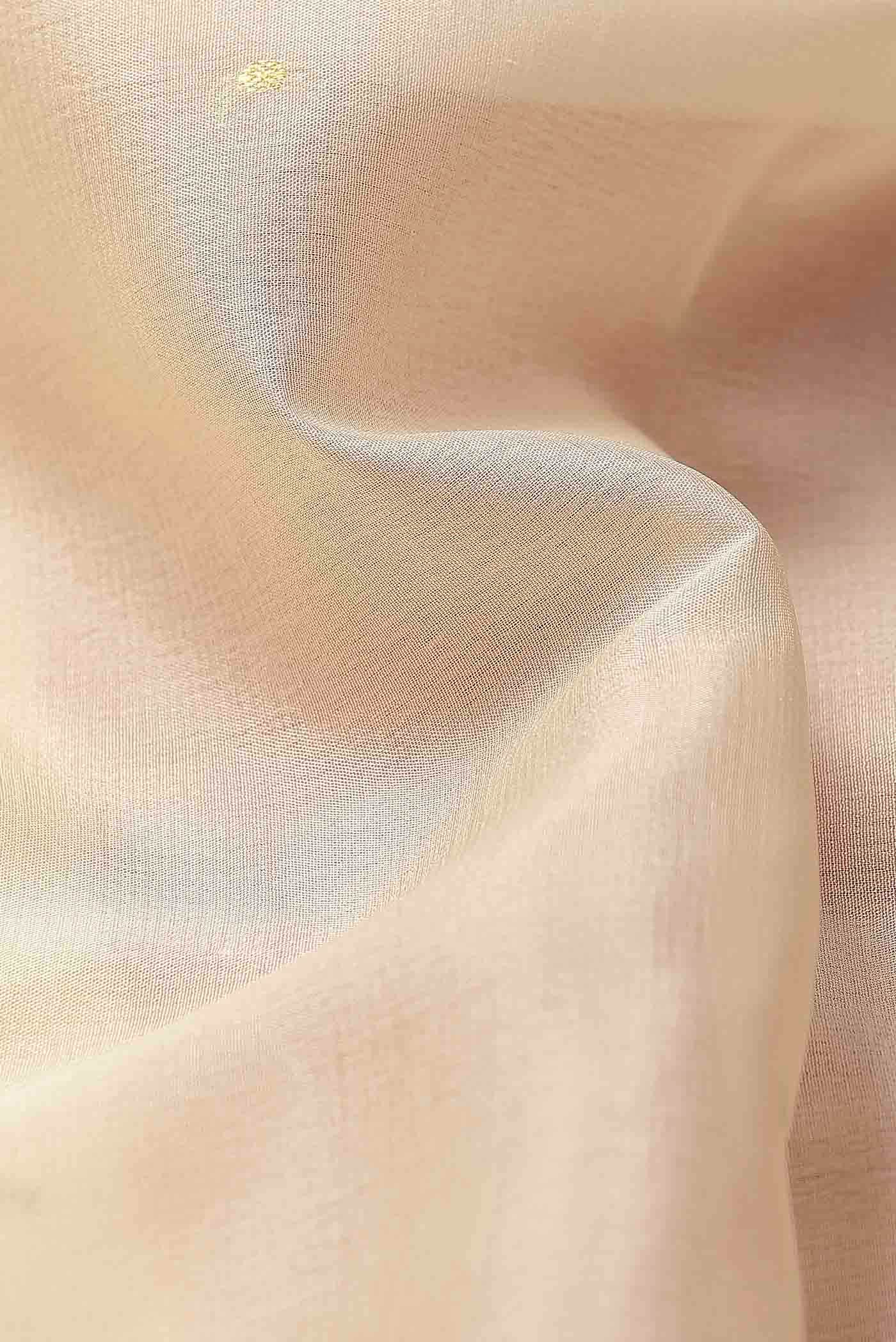 Cream Mysore Crepe Saree