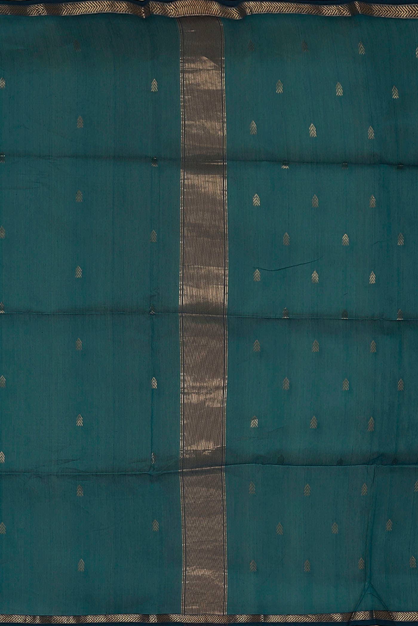 Blue Maheshwari Silk Cotton Saree