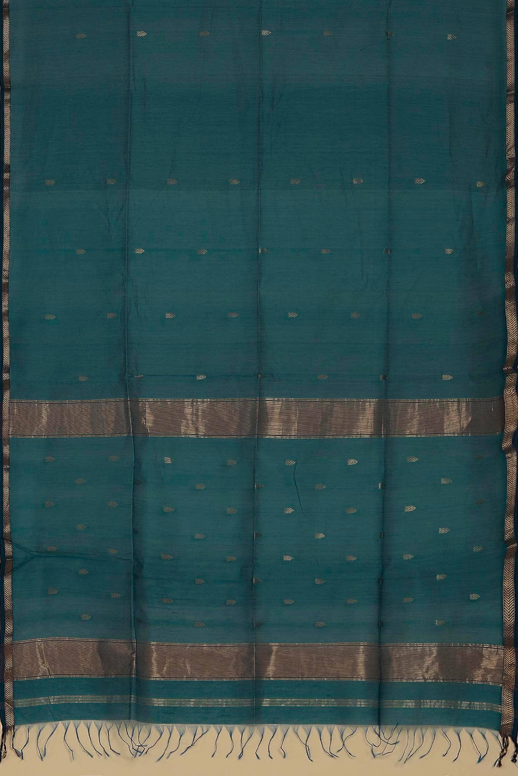 Blue Maheshwari Silk Cotton Saree