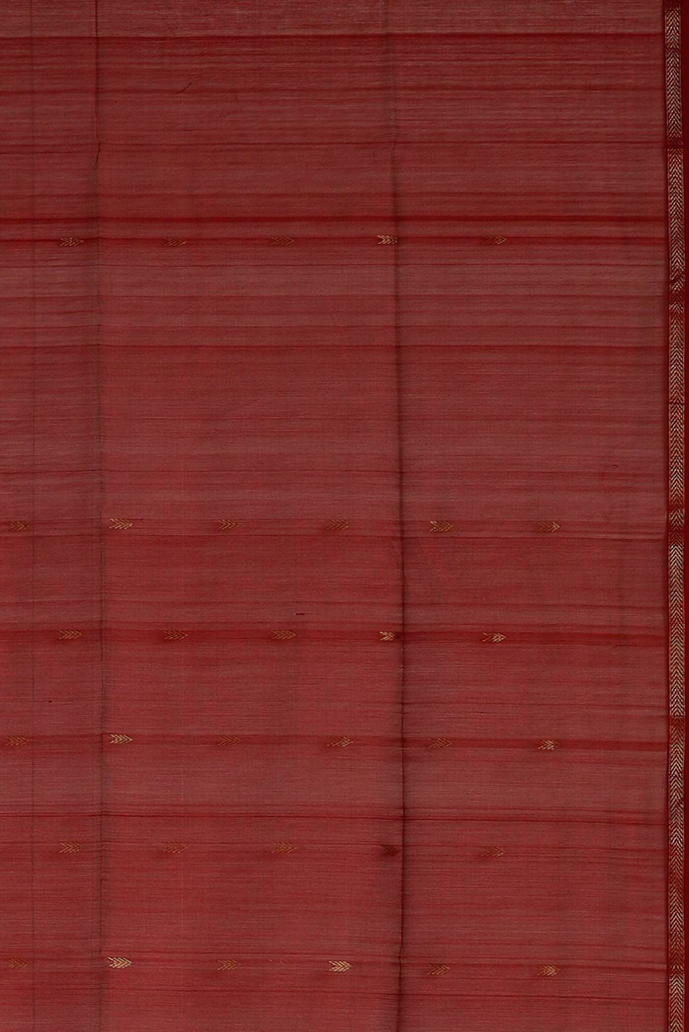 Red Maheshwari Silk Cotton Saree
