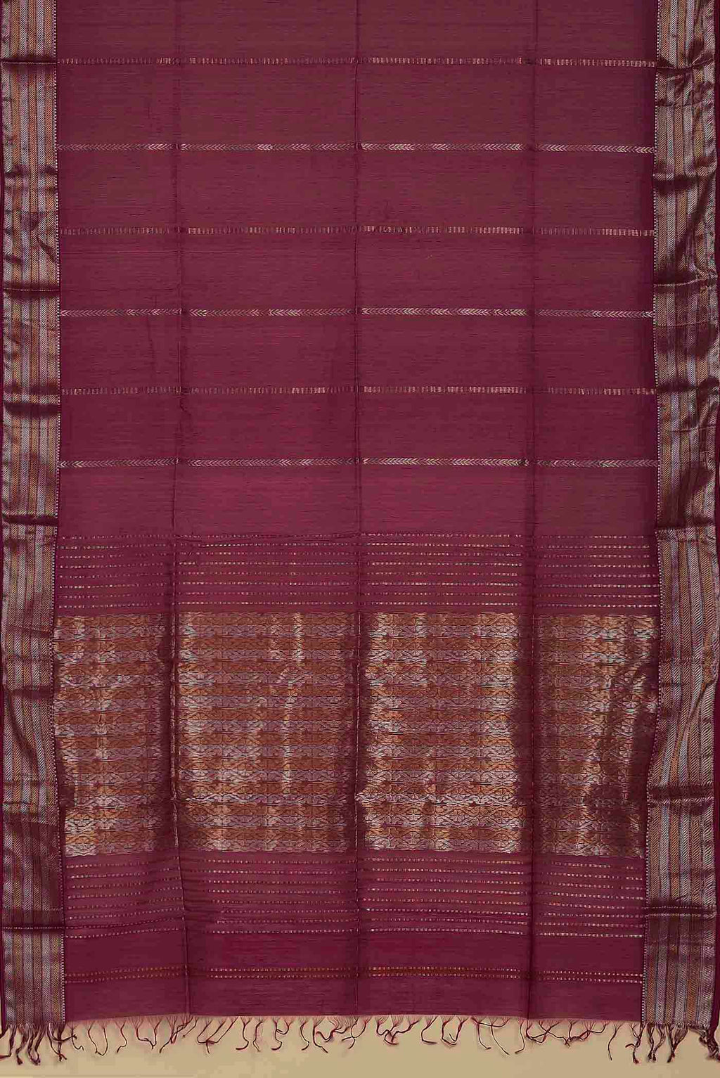 Pink Maheshwari Silk Cotton Saree