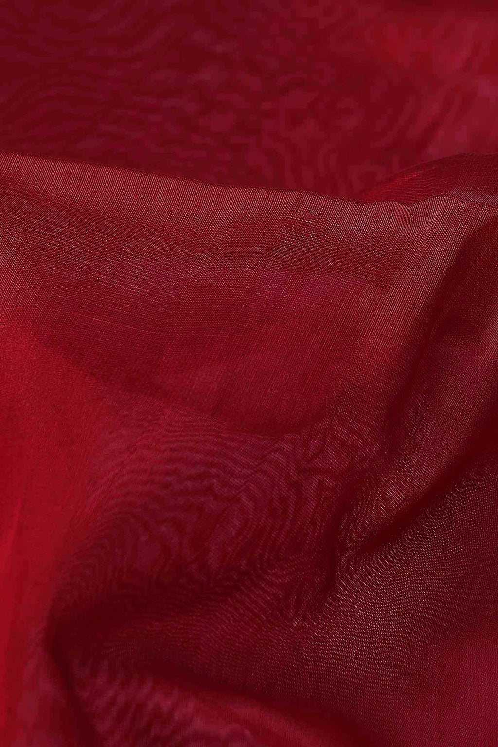 Red Maheshwari Silk Cotton Saree