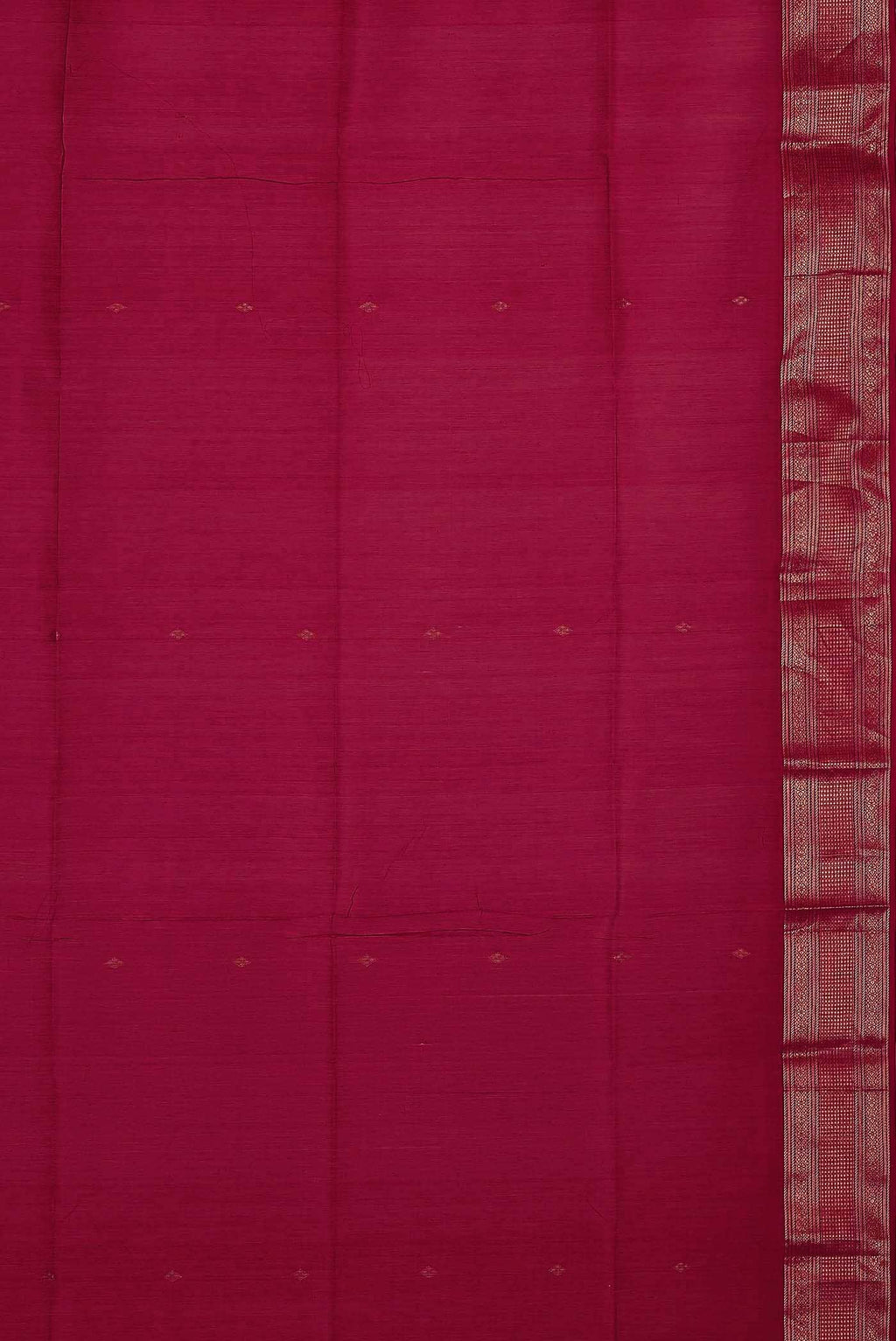 Maroon Silk Cotton Saree