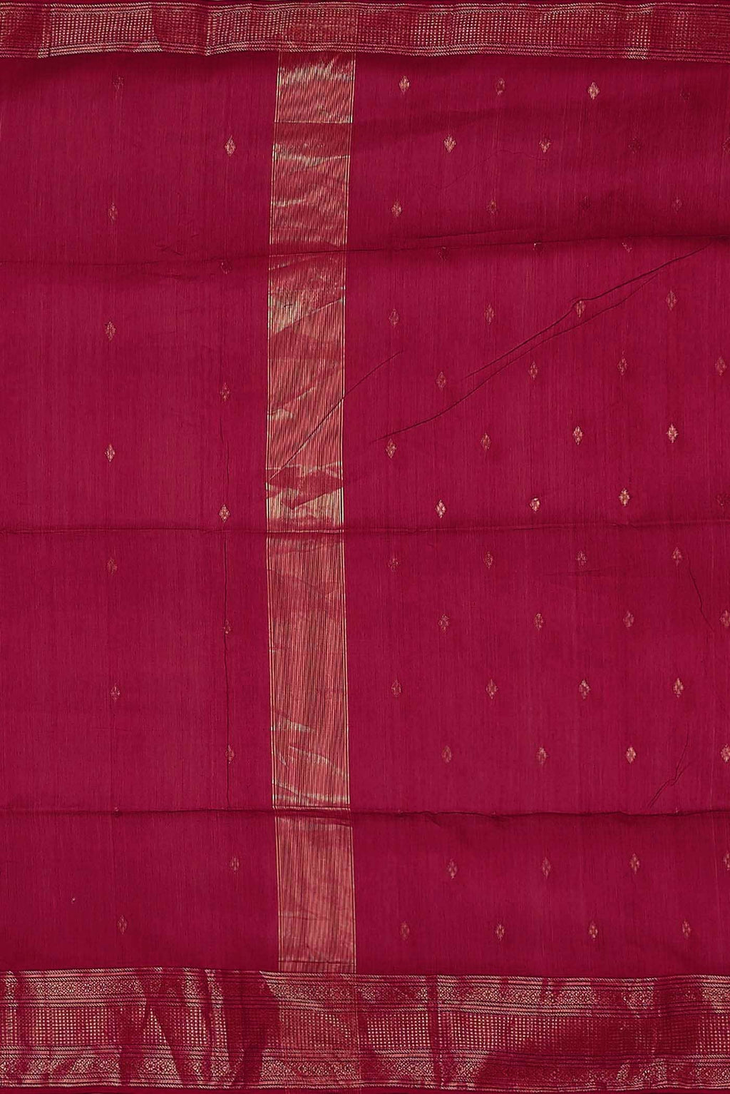 Maroon Silk Cotton Saree