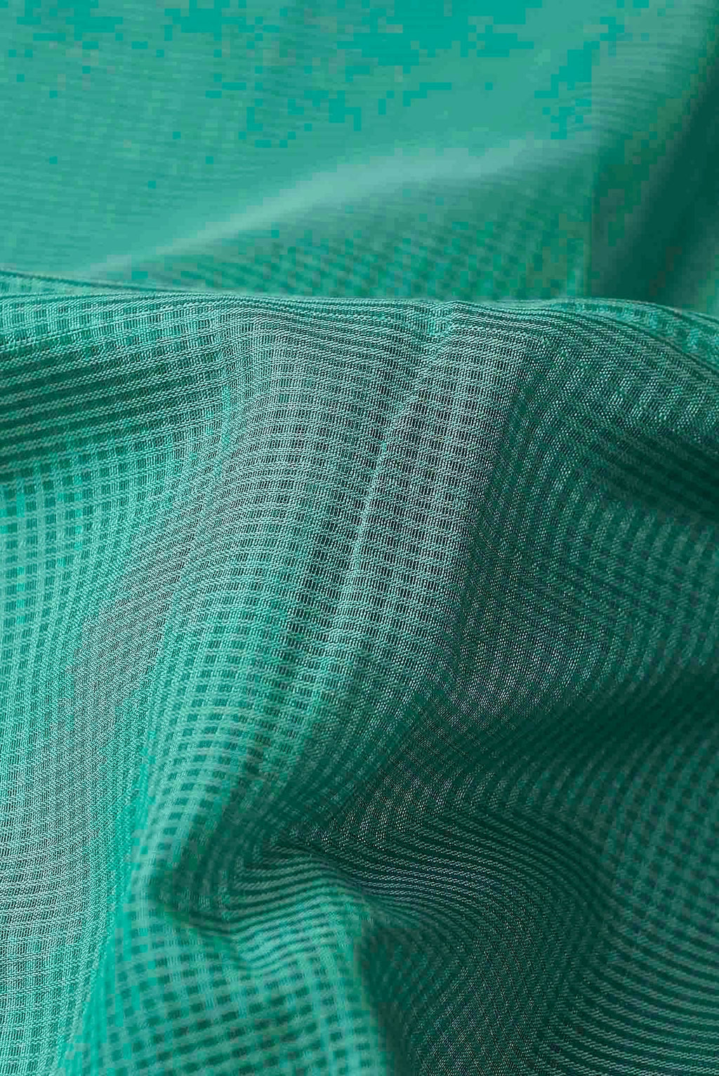 Turquoise Maheshwari Silk Cotton Saree