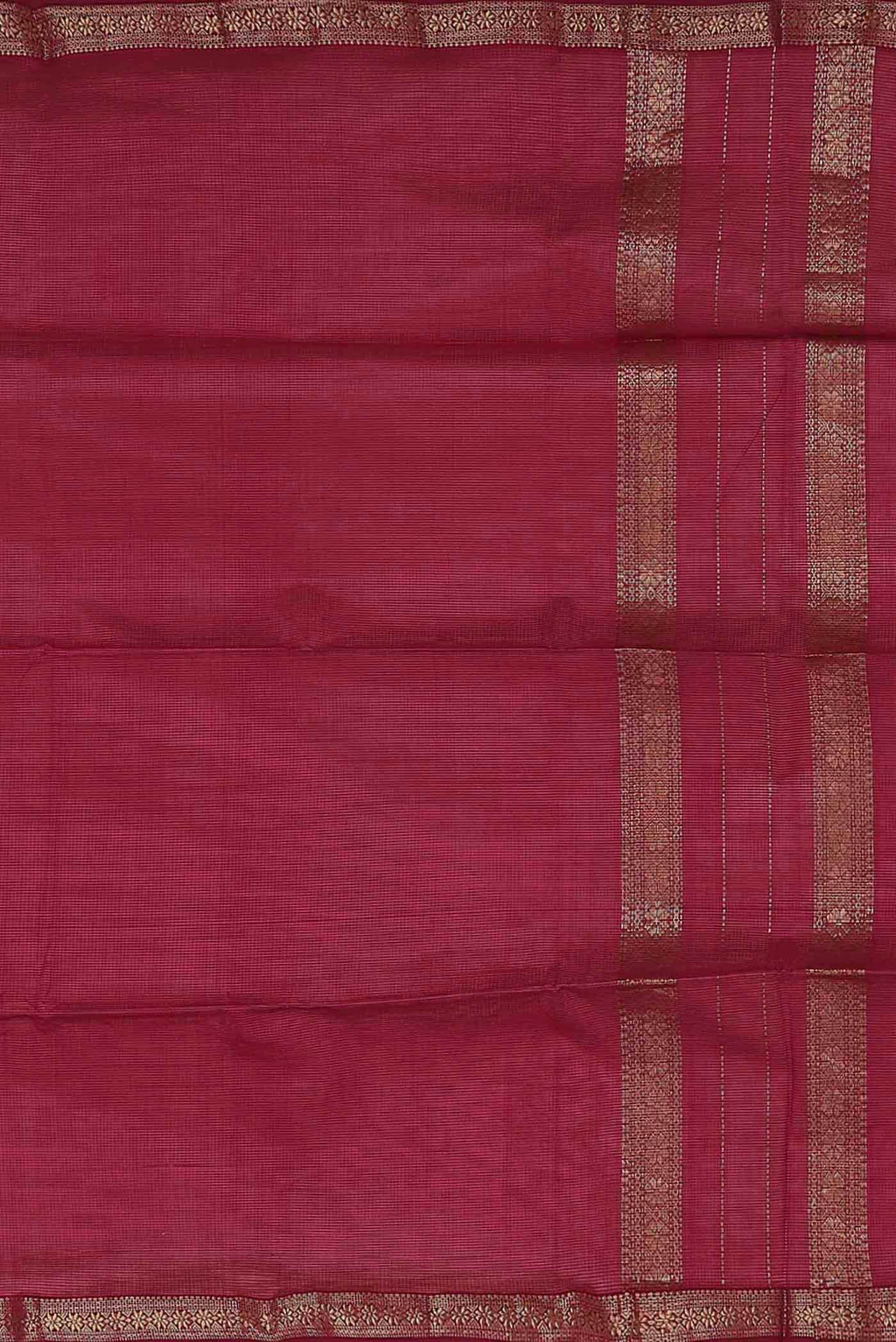 Red Maheshwari Silk Cotton Saree