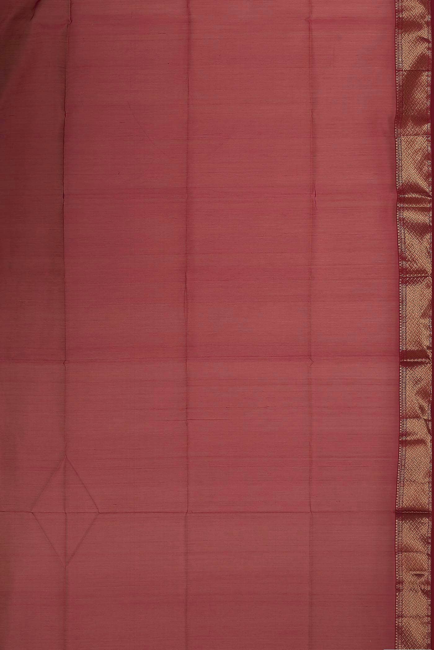 Maroon Maheshwari Silk Cotton Saree