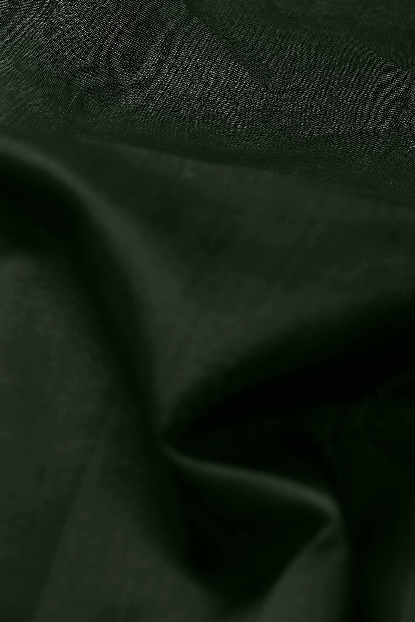 Bottle Green Maheshwari Silk Cotton Saree