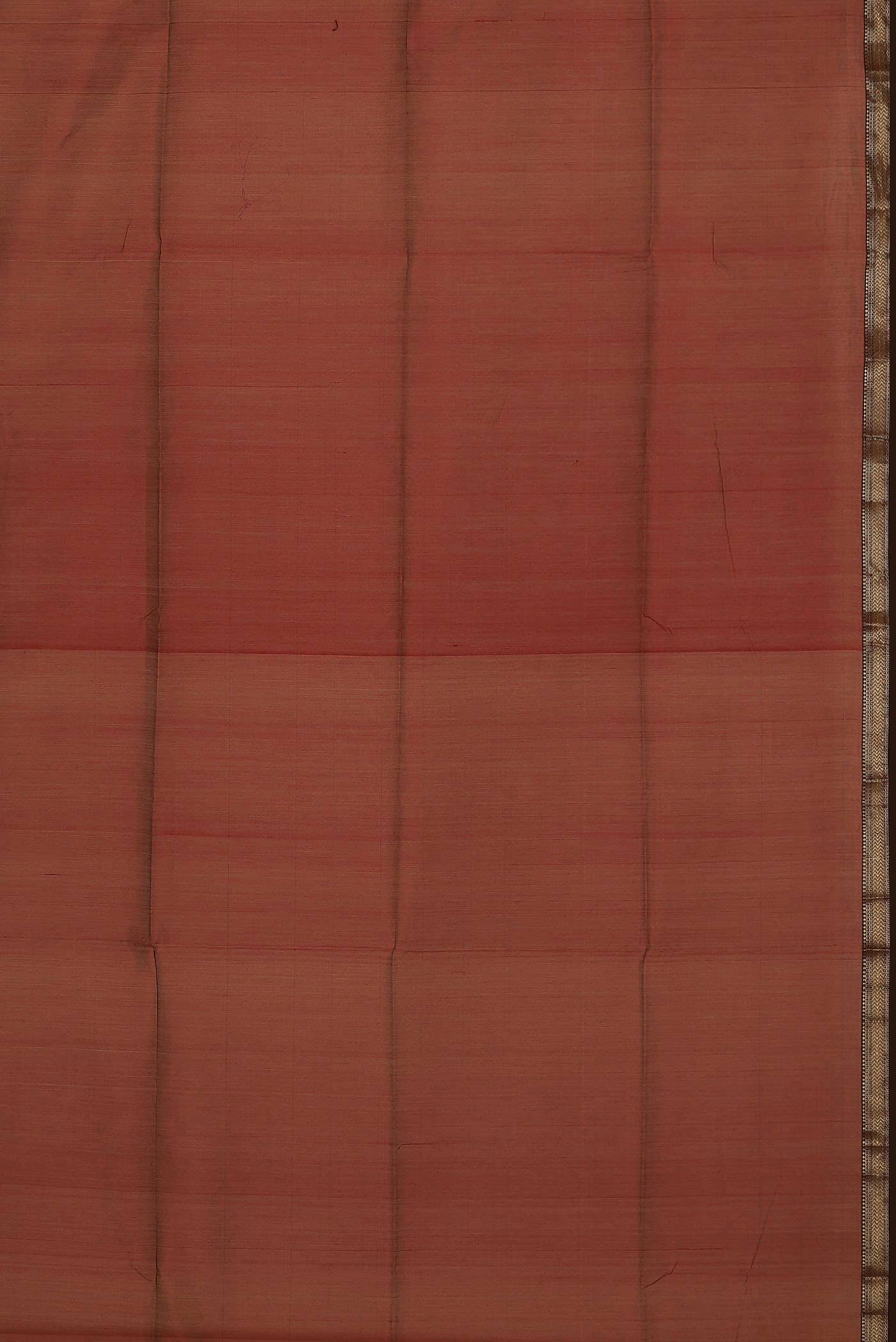 Red Maheshwari Silk Cotton Saree