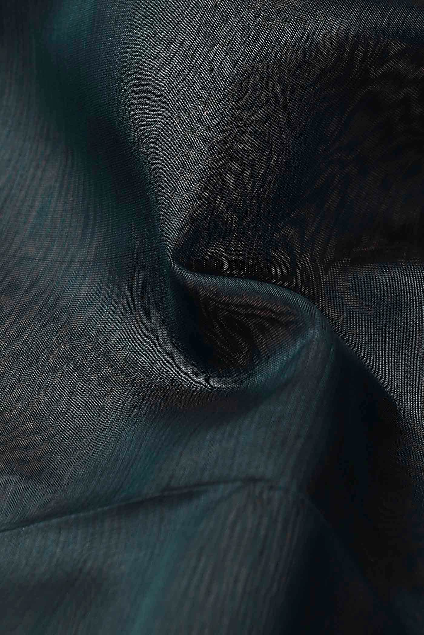 Blue Maheshwari Silk Cotton Saree
