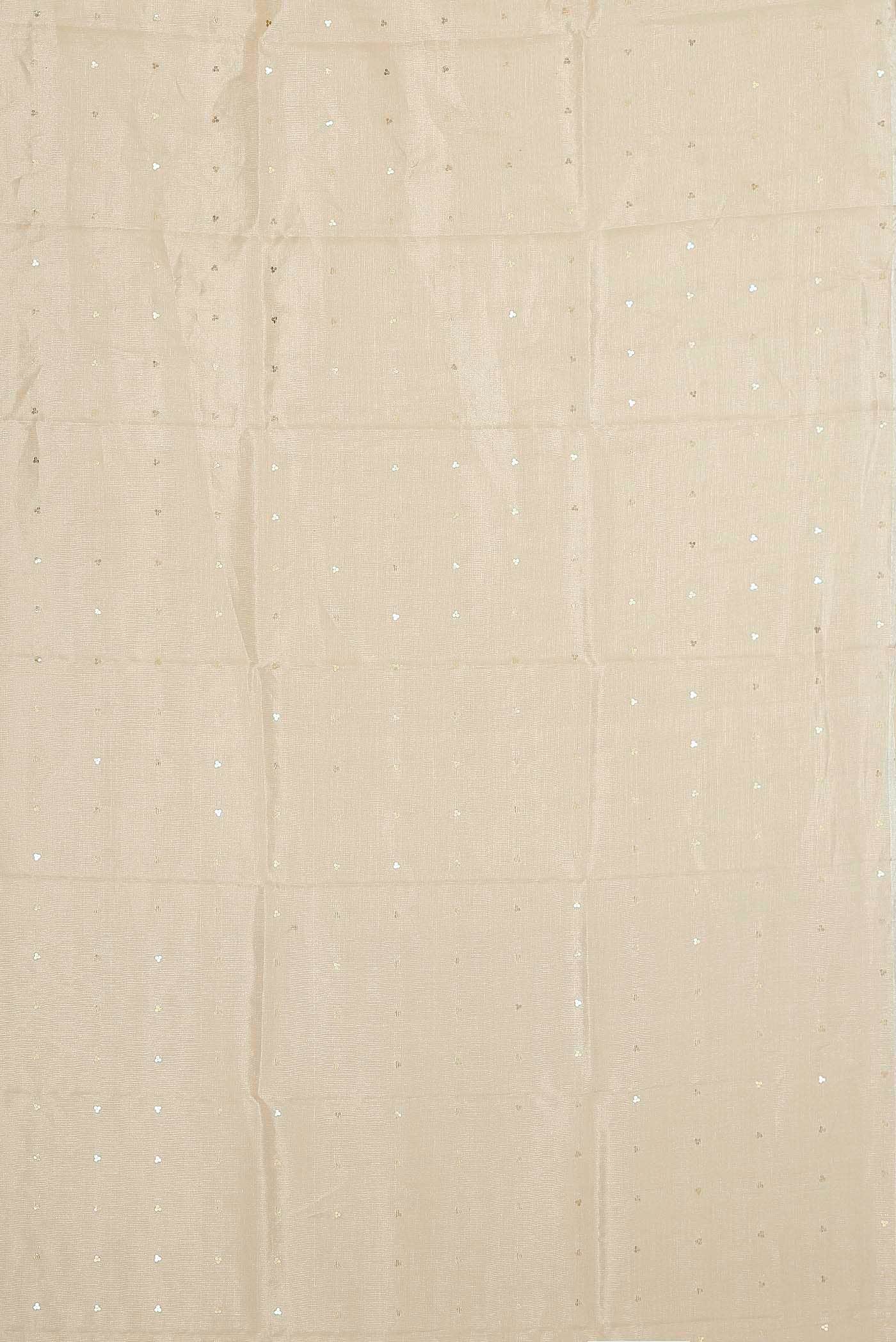 Cream Bhagalpuri Tussar Silk Saree
