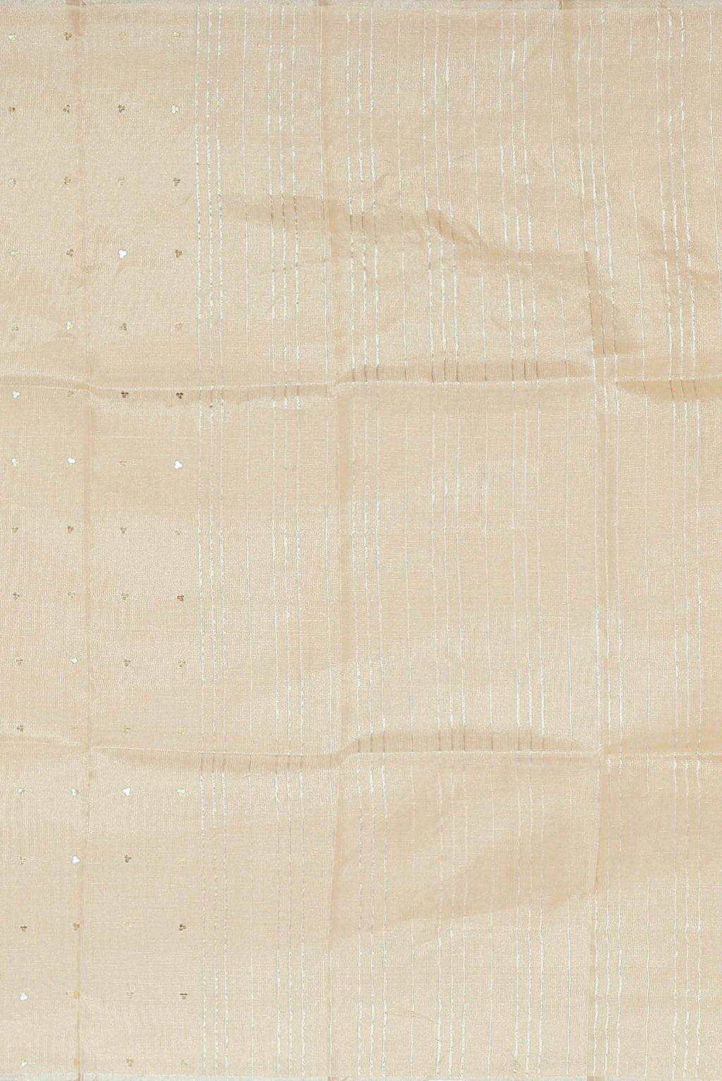 Cream Bhagalpuri Tussar Silk Saree