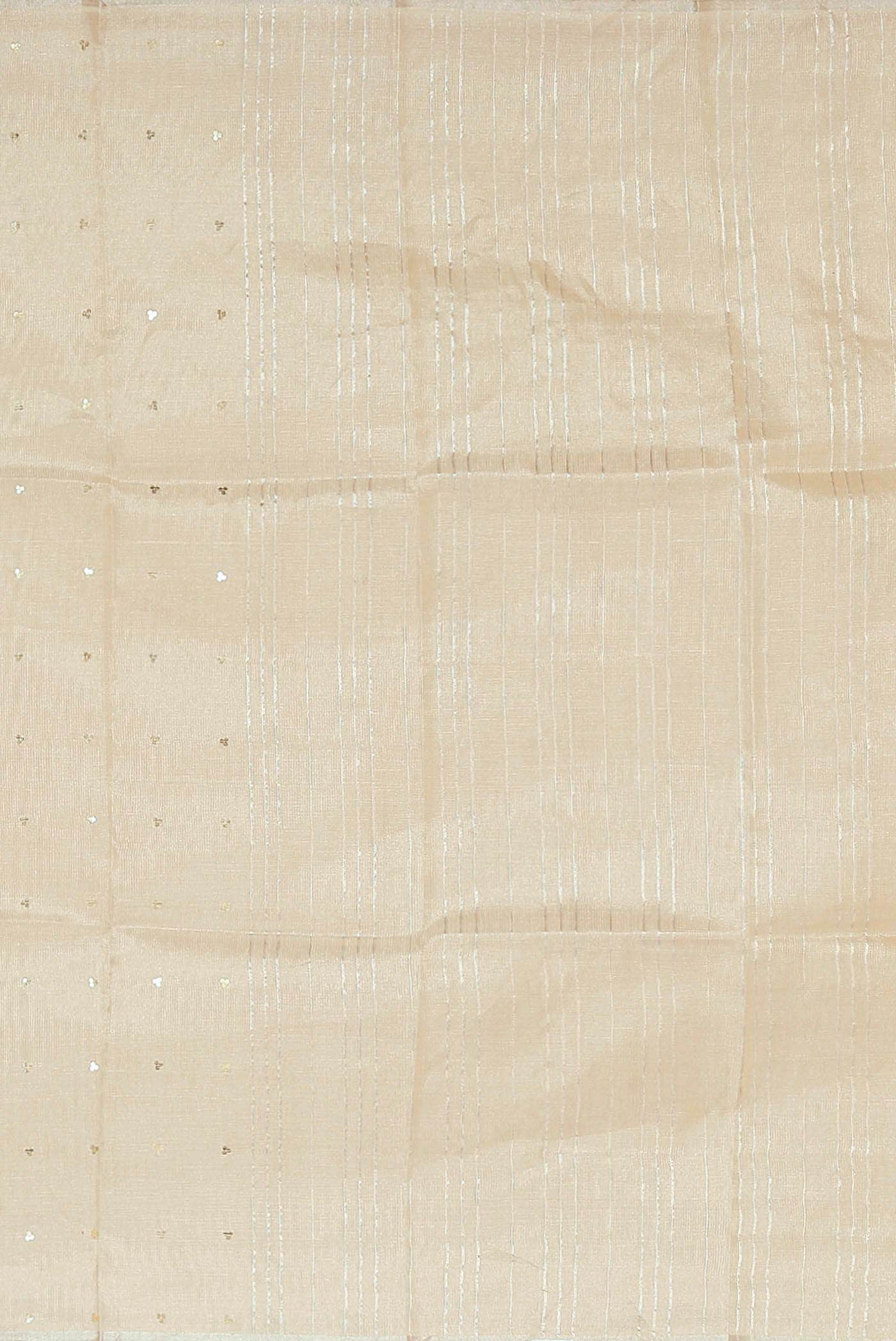 Cream Bhagalpuri Tussar Silk Saree