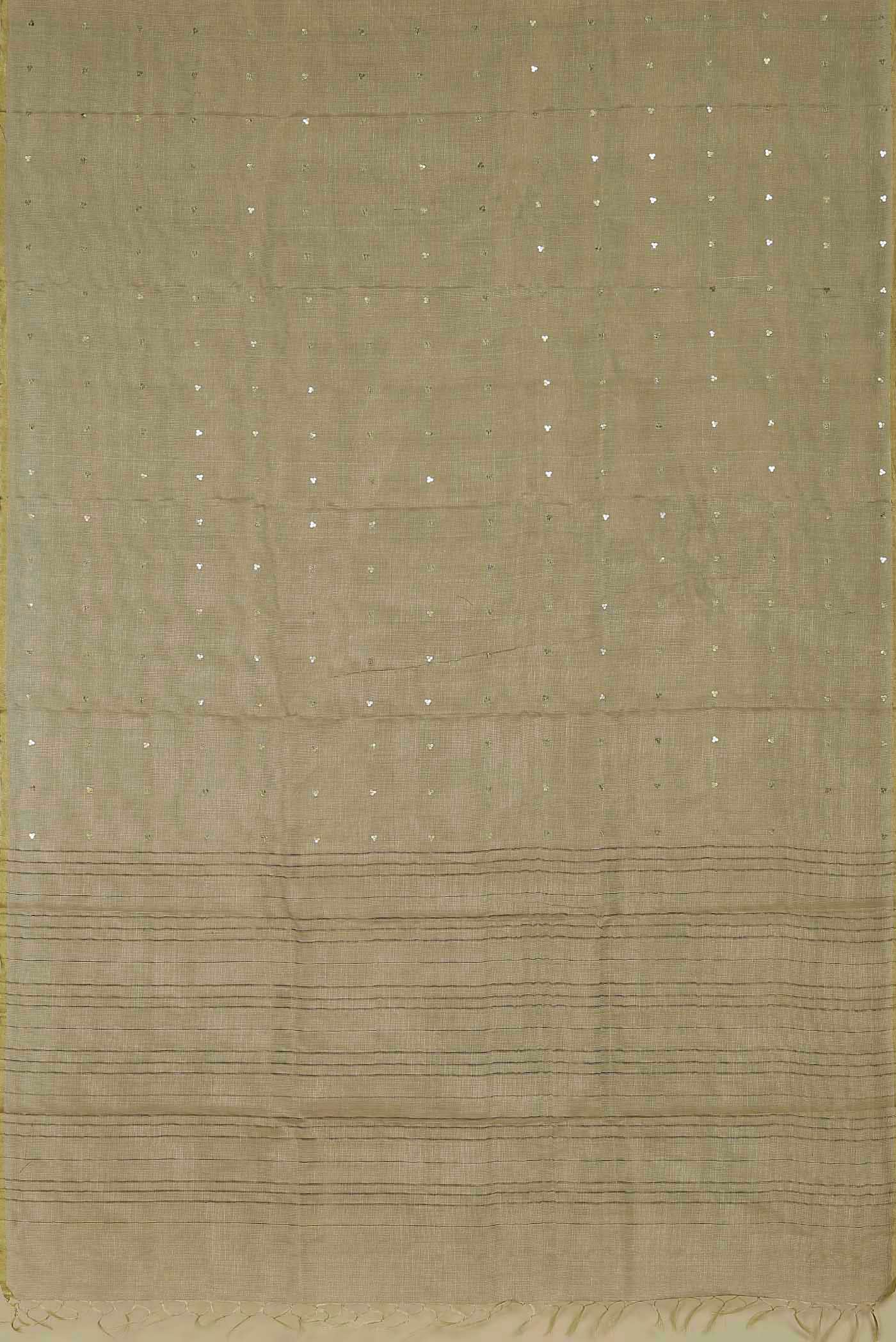 Gold Bhagalpuri Tussar Silk Saree