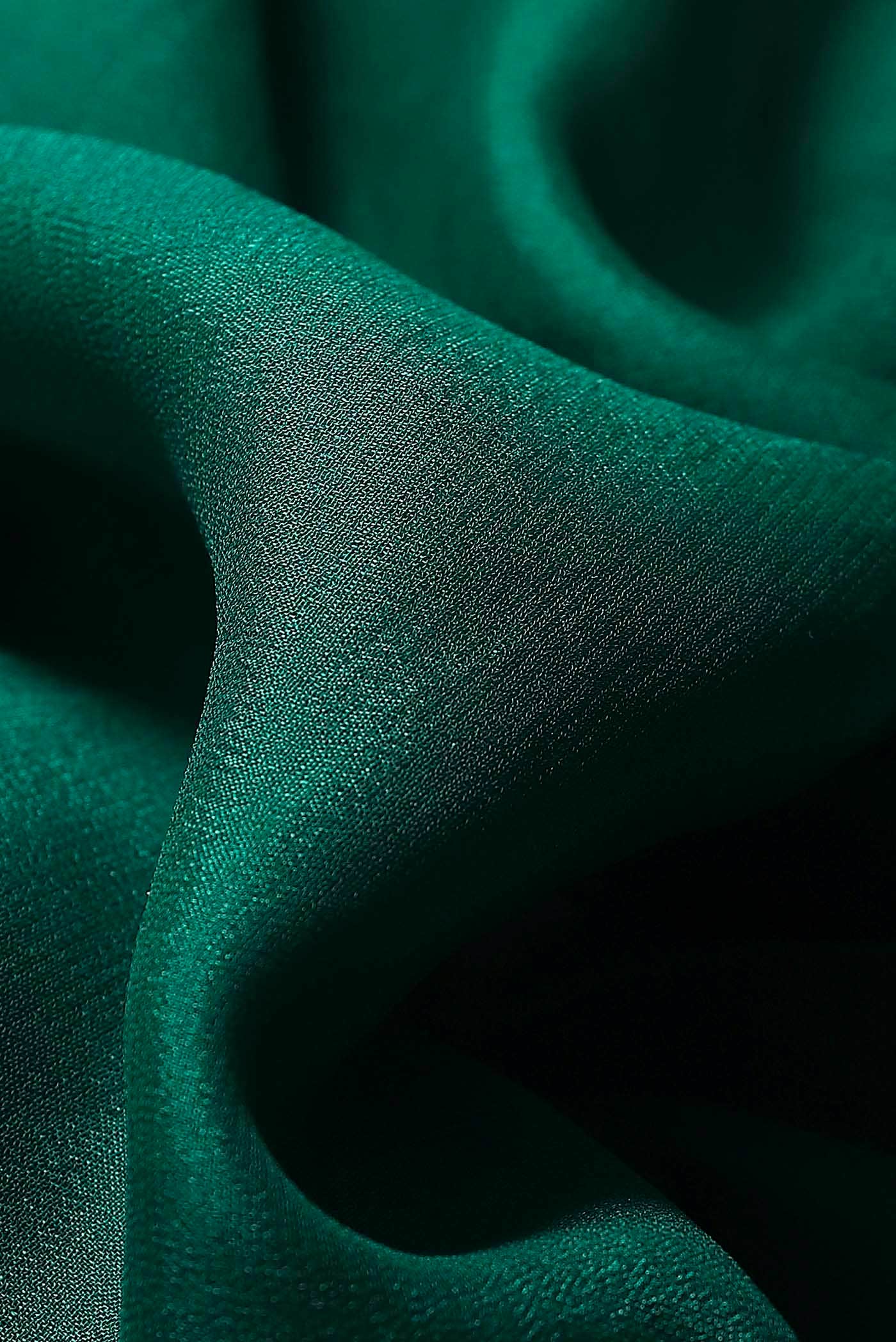 Green Banarasi Georgette Saree