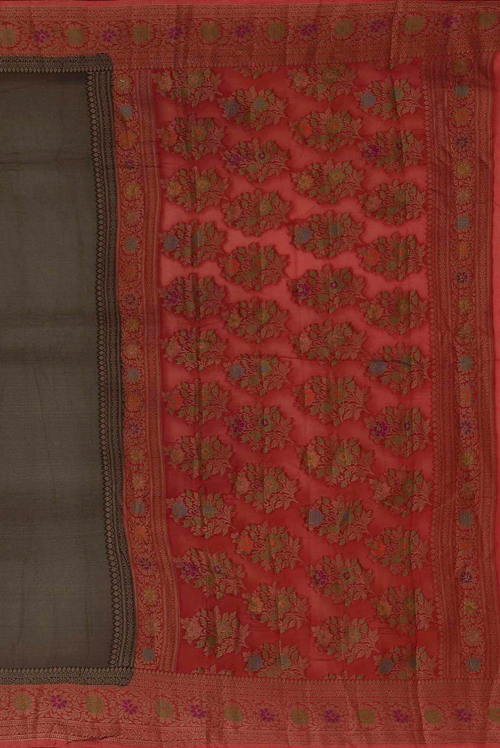 Black Banarasi Georgette Saree