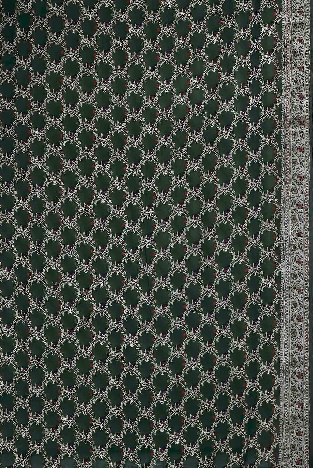 Green Banarasi Georgette Saree