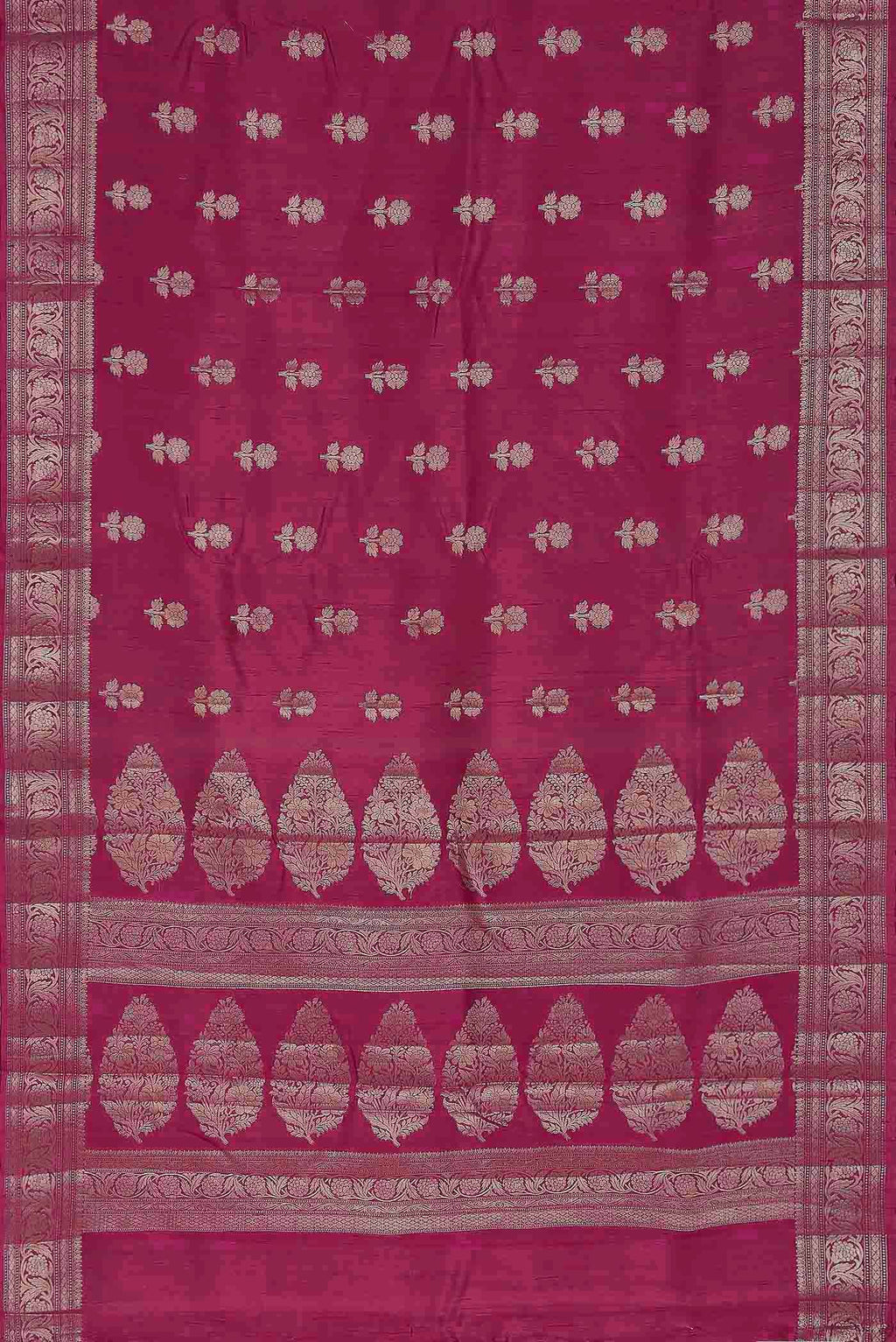 Pink Raw Silk Saree