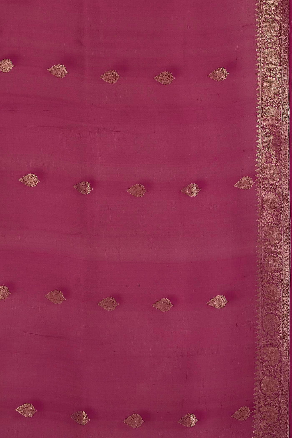 Pink Organza Silk Saree