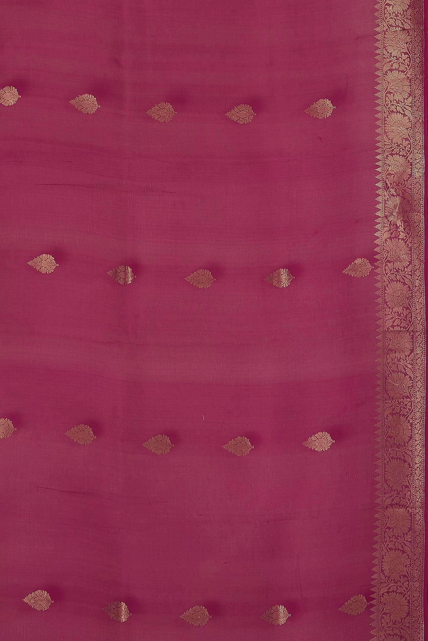 Pink Organza Silk Saree