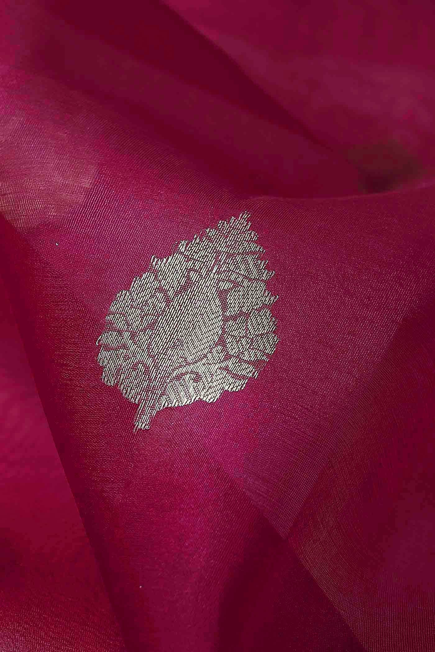Pink Organza Silk Saree