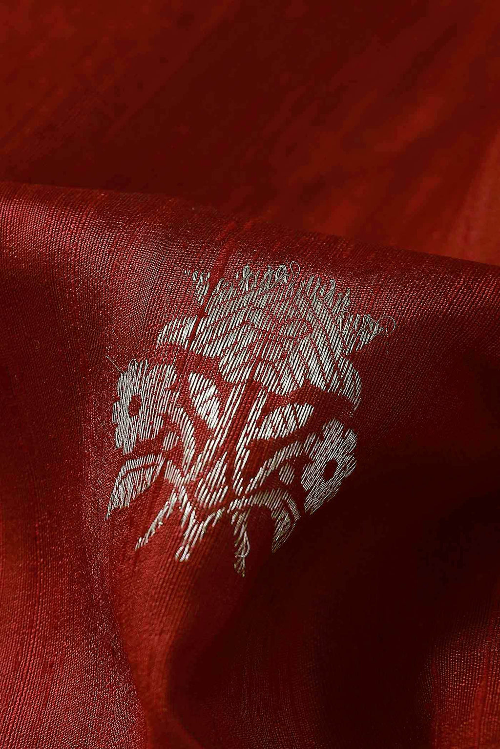 Red Raw Silk Saree