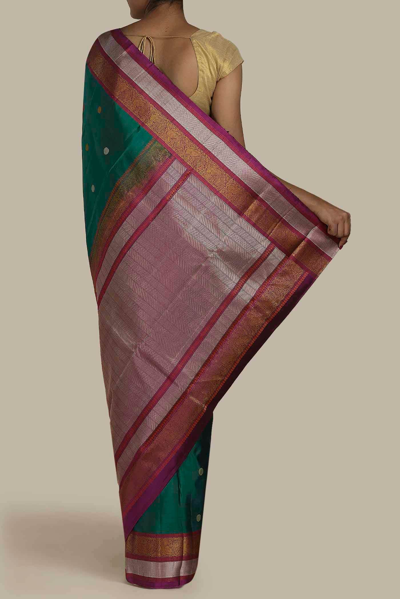 Green Kanchipuram Silk Saree