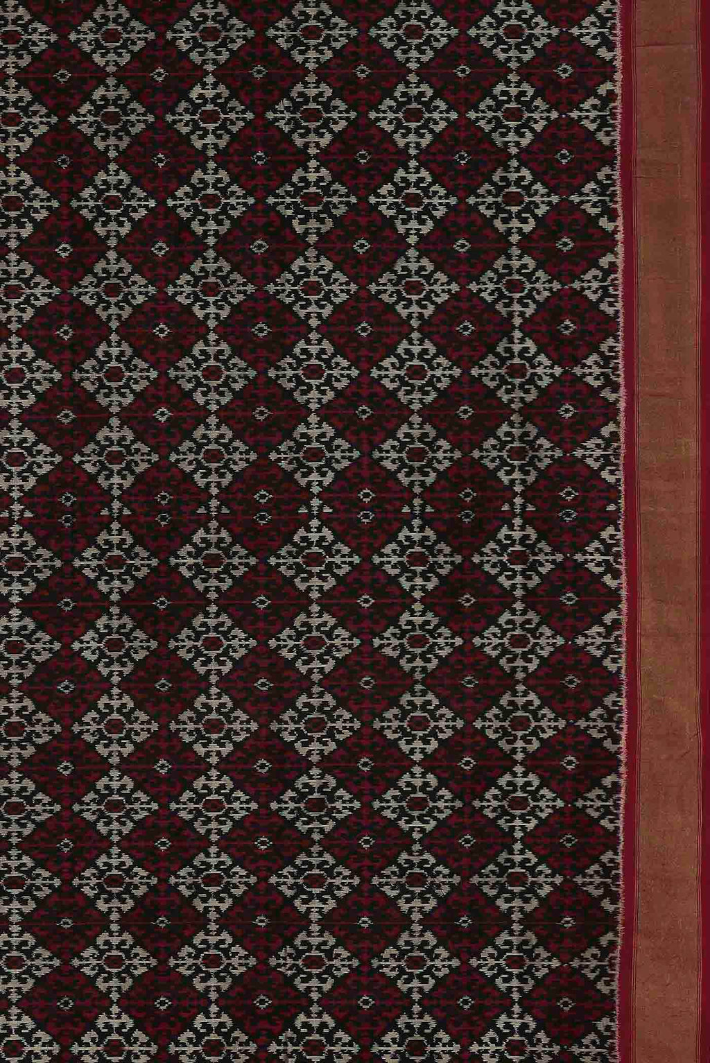 Black Pochampally Silk Saree