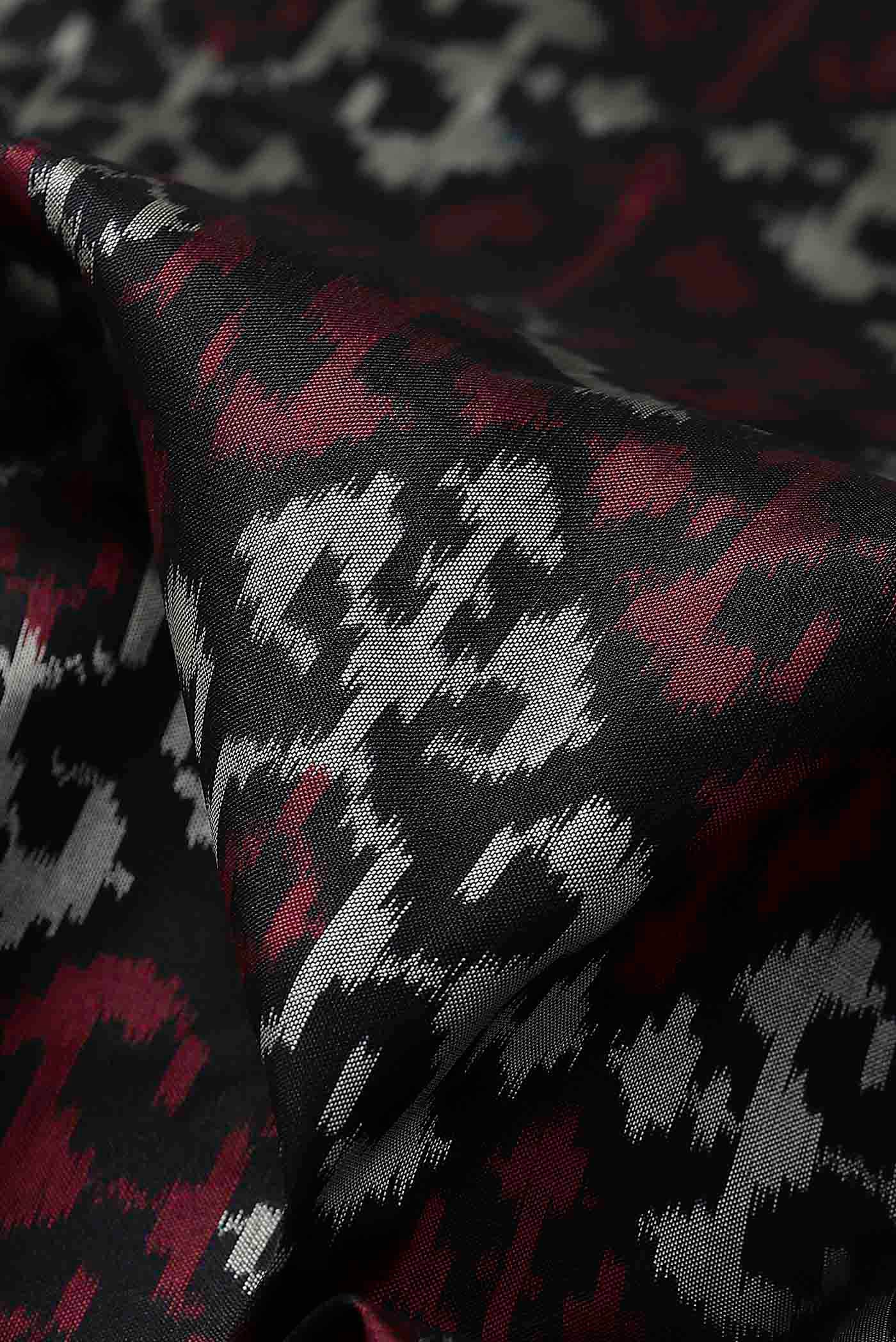 Black Pochampally Silk Saree
