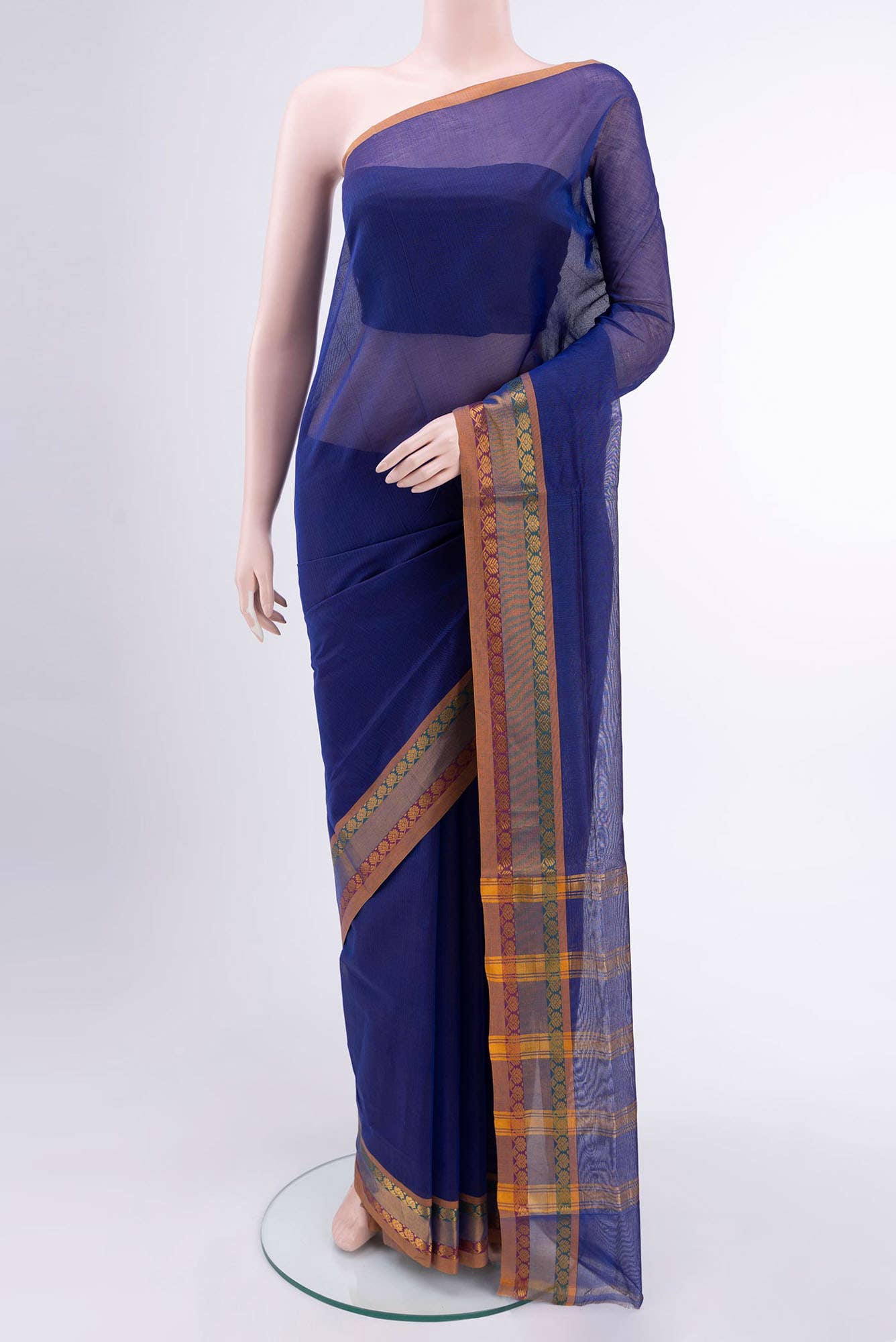 Royal Blue Venkatagiri Cotton Saree