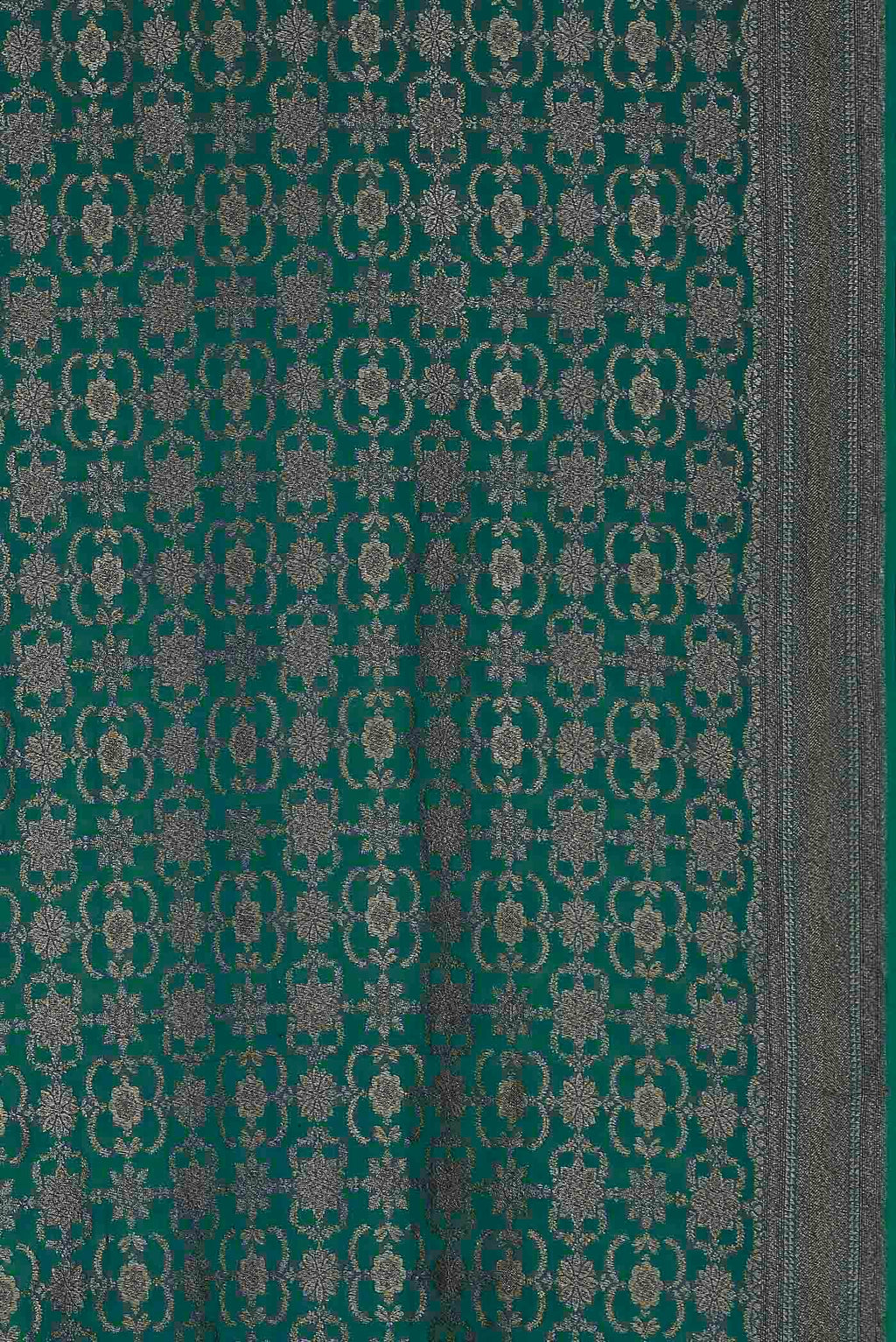Blue Banarasi Georgette Saree