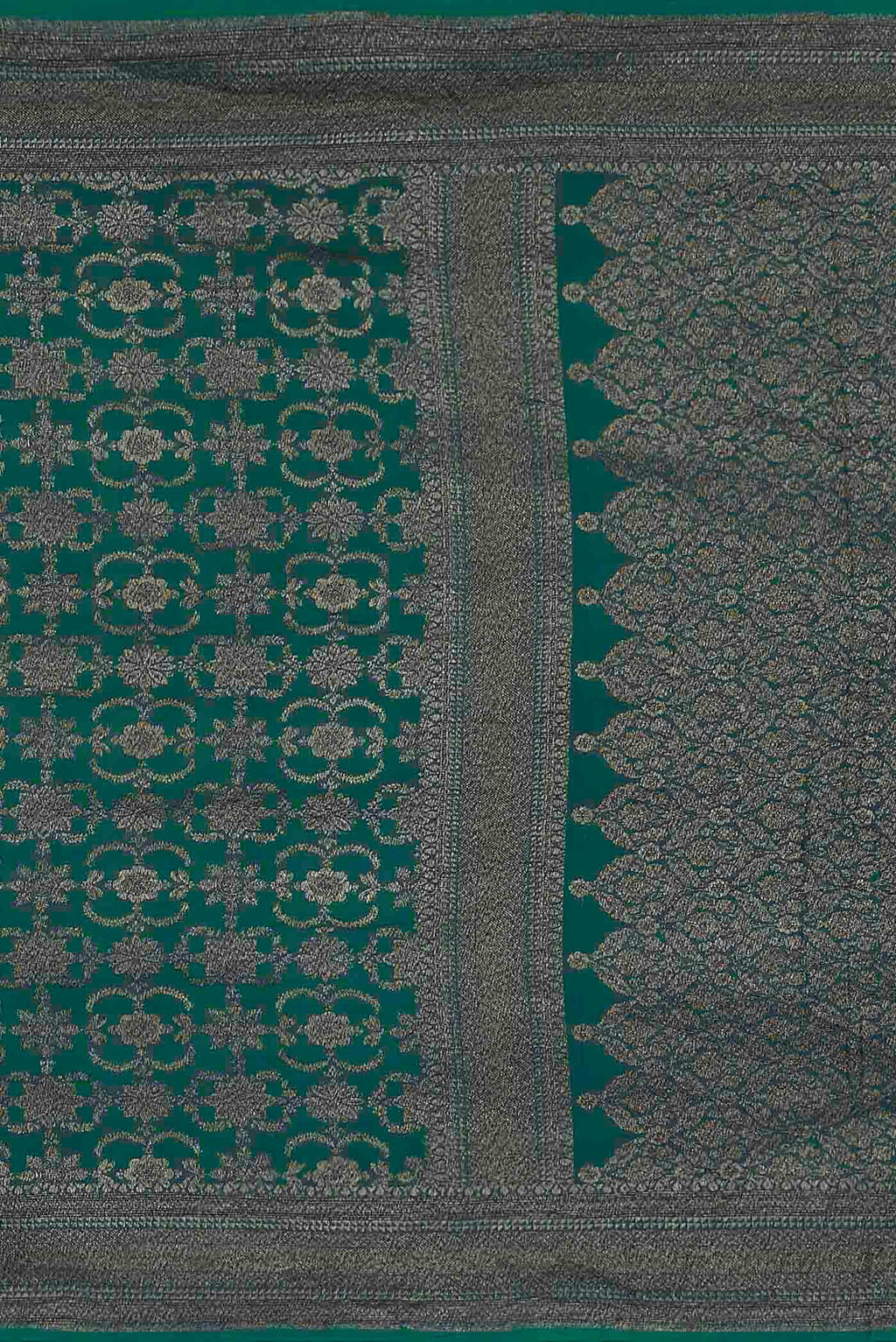Blue Banarasi Georgette Saree