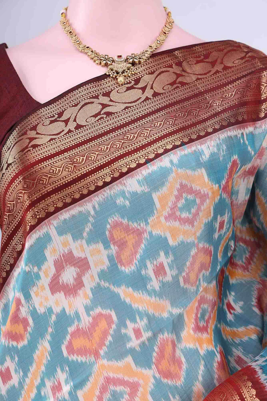 Light Blue Soft Silk Saree