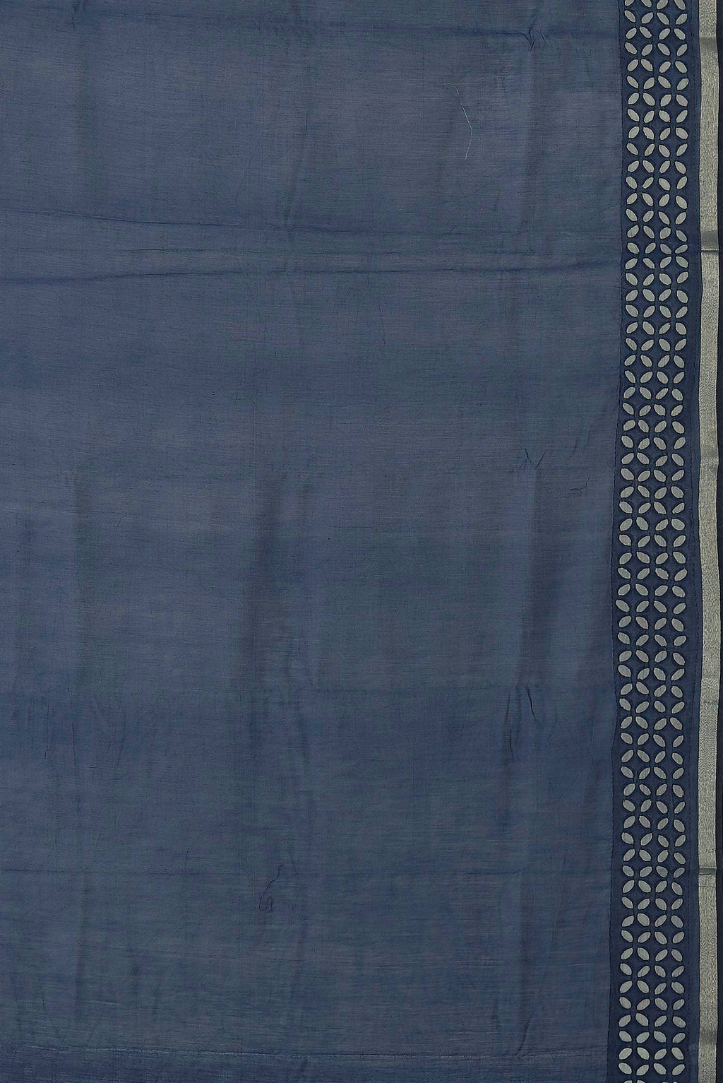 Blue Chanderi Silk Cotton Saree