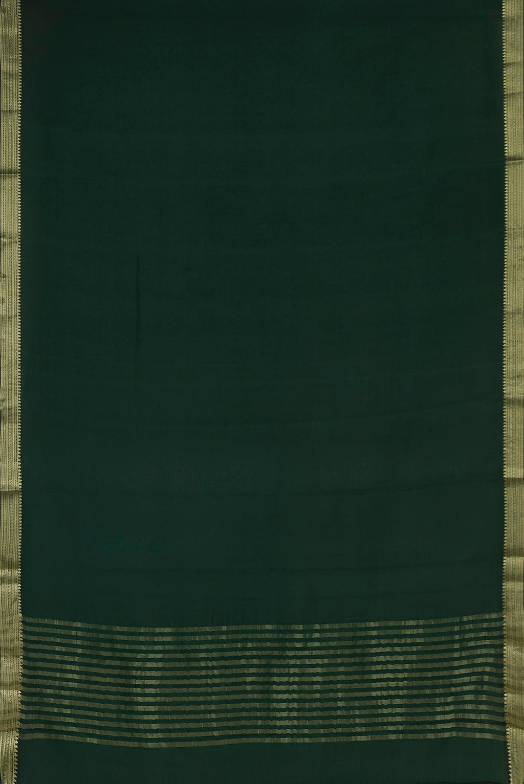 Green Mysore Crepe Saree